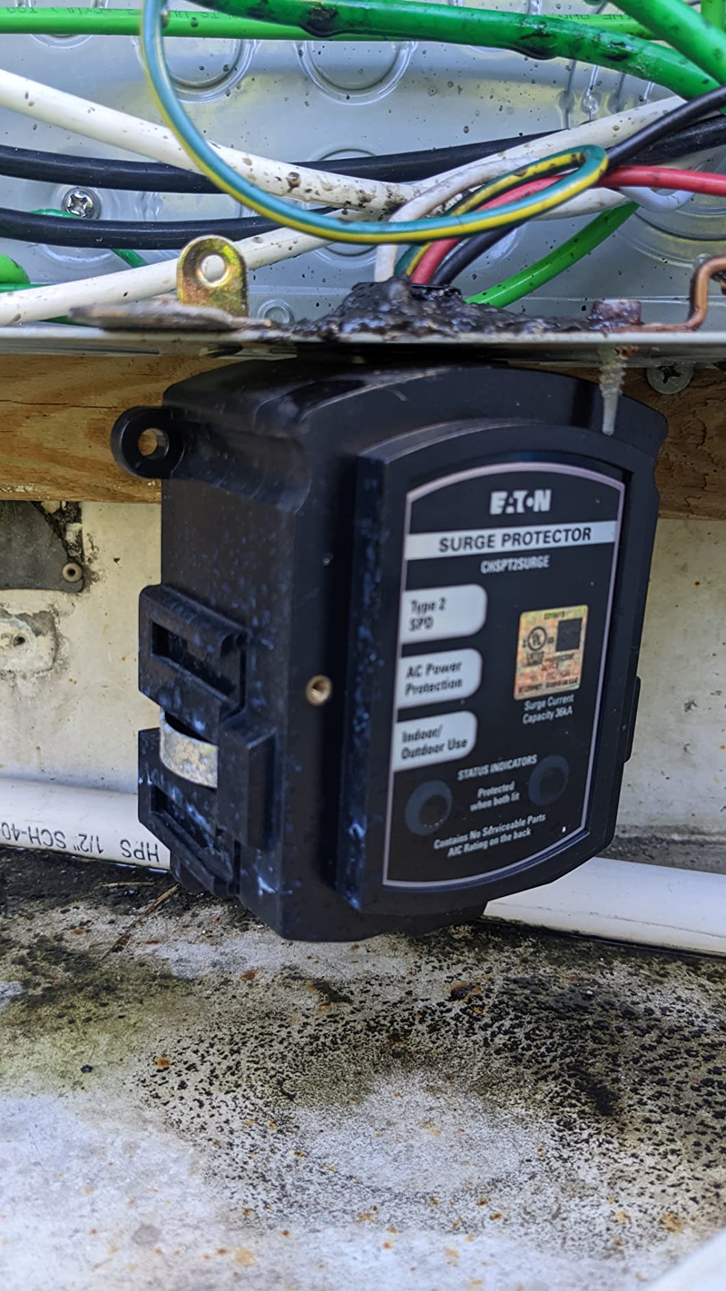 Eaton CHSPT2SURGE SPD Type 2 Chsp Whole Home Surge Protector, Nema 4, Single Phase, 120/240 Volts, Ul 1449 3Rd Edition customer photo 2