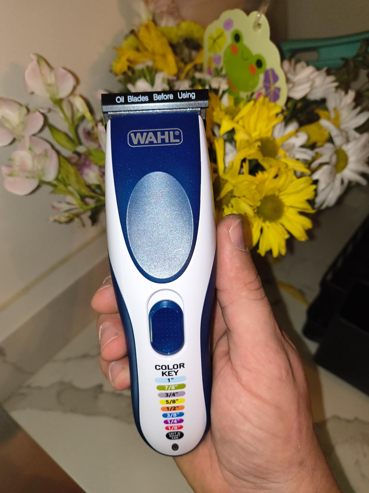 Wahl Color Pro Cordless Rechargeable Hair Clipper & Trimmer, Color Guards | Cordless At-Home Haircuts For Men, Women & Children With Easy Match Color Coded Guide Combs - Model 9649P customer photo 2