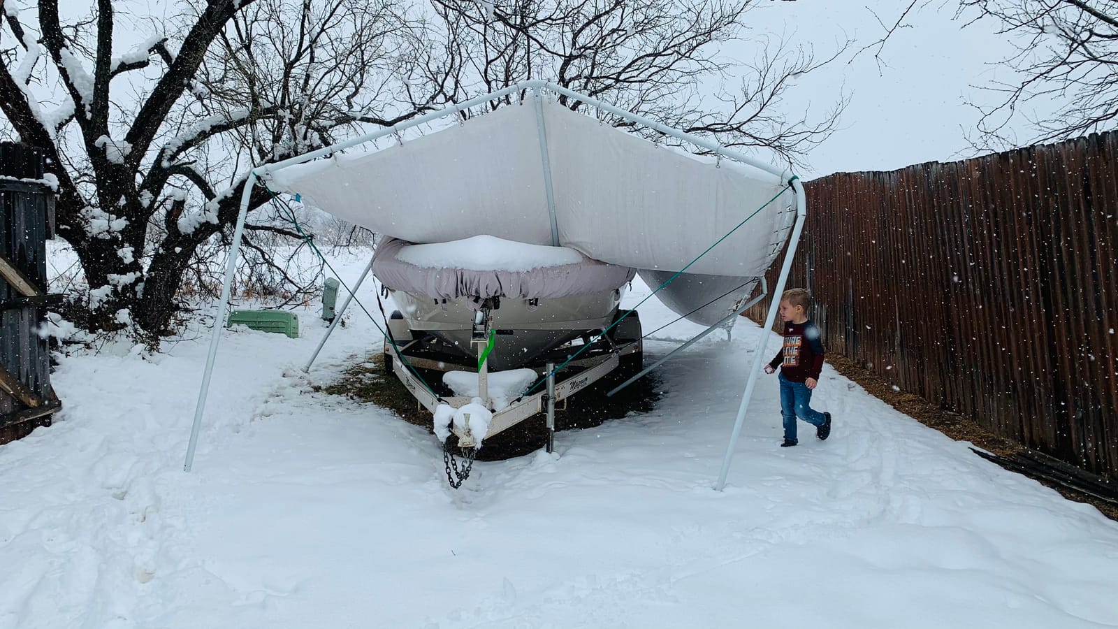 Quictent 10x20 ft Heavy Duty Carport Canopy Galvanized Car Tent Outdoor Garage Boat Shelter with Reinforced Structure, No Sidewall - White customer photo 2