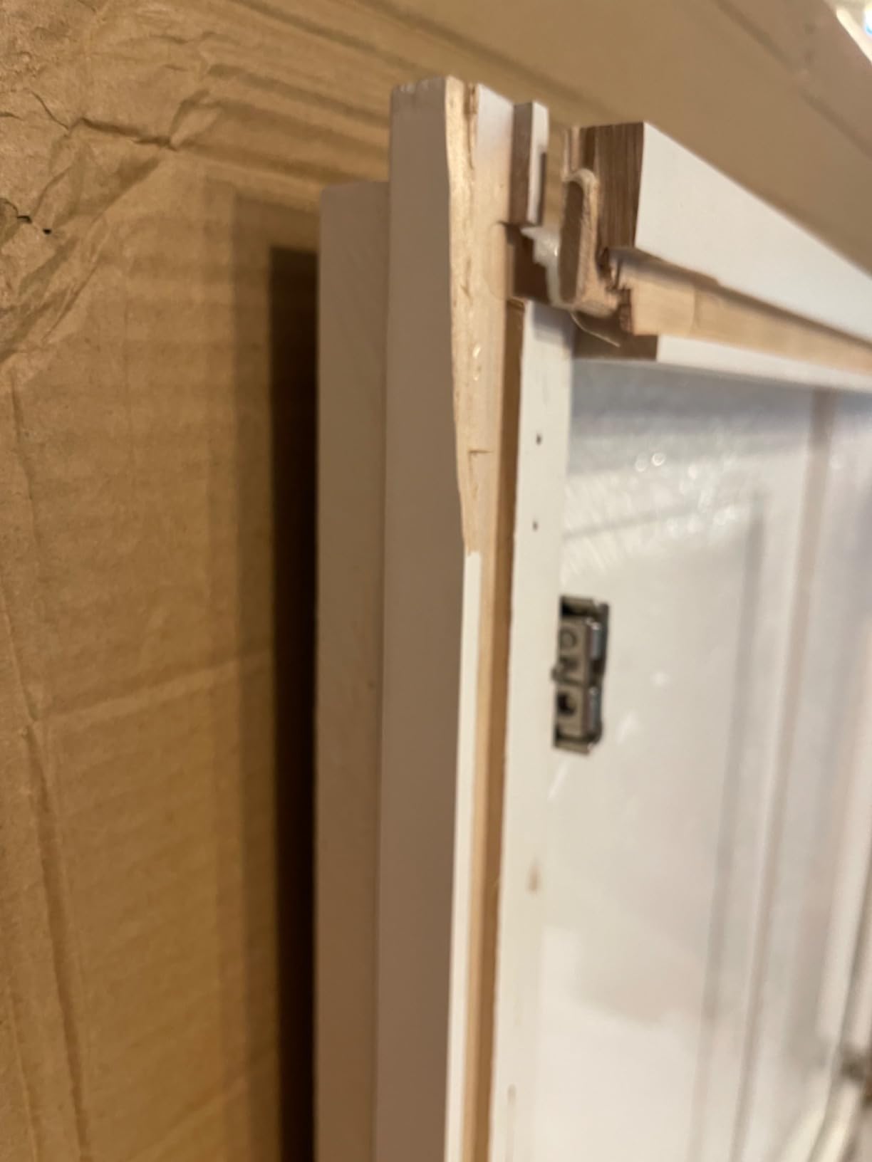 Design House Brookings Shaker Unassembled Wall Kitchen Cabinet W2430, 24 W x 12 D x 30 H, Painted White, Solid Wood, 561720 | Adjustable Shelves, Adjustable Hinges, Wall Mount, Contemporary/Modern, Wood, Kitchen, 561720 customer photo 2