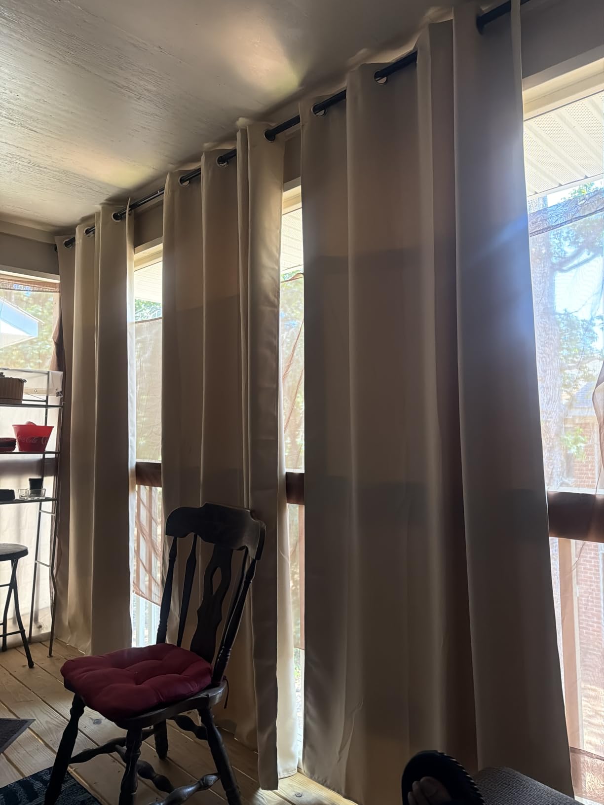 NICETOWN Outdoor Curtains for Patio Waterproof 95