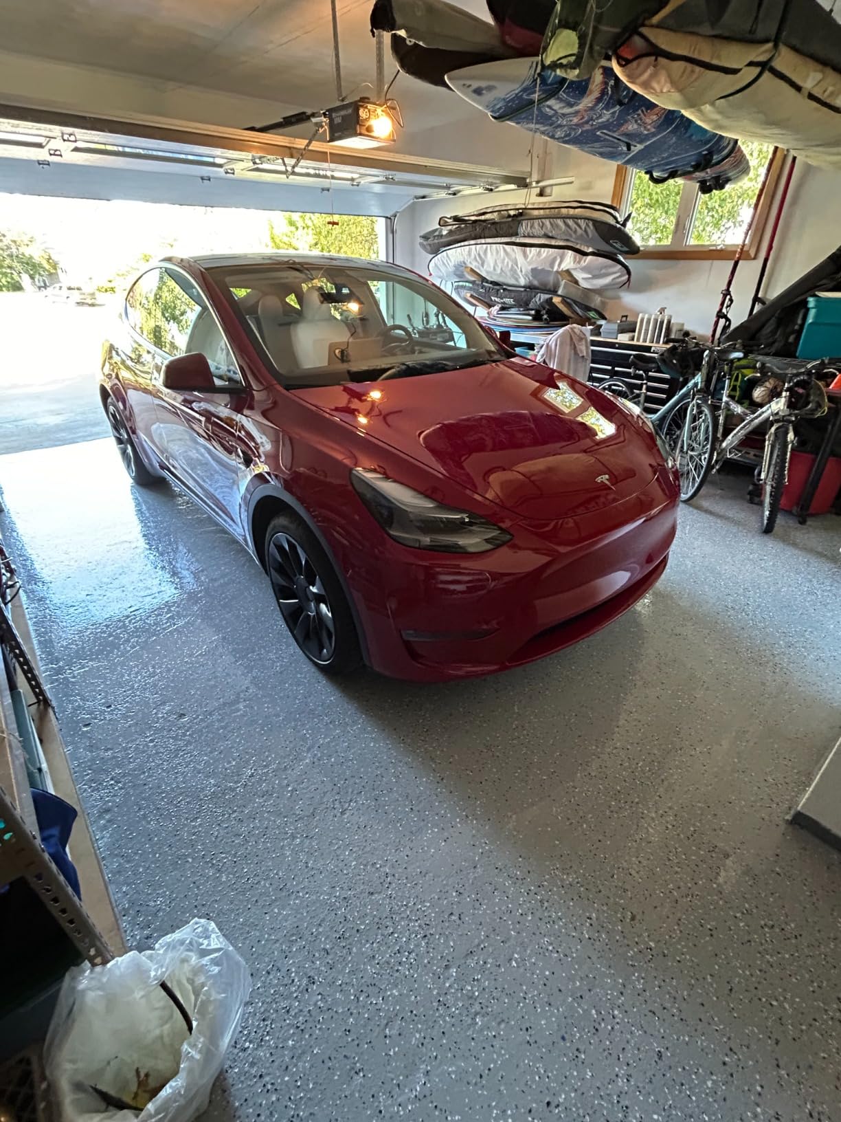 Rust-Oleum RockSolid Polycuramine High Gloss Gray Garage Floor Coating, 2.5 Car Kit customer photo 1