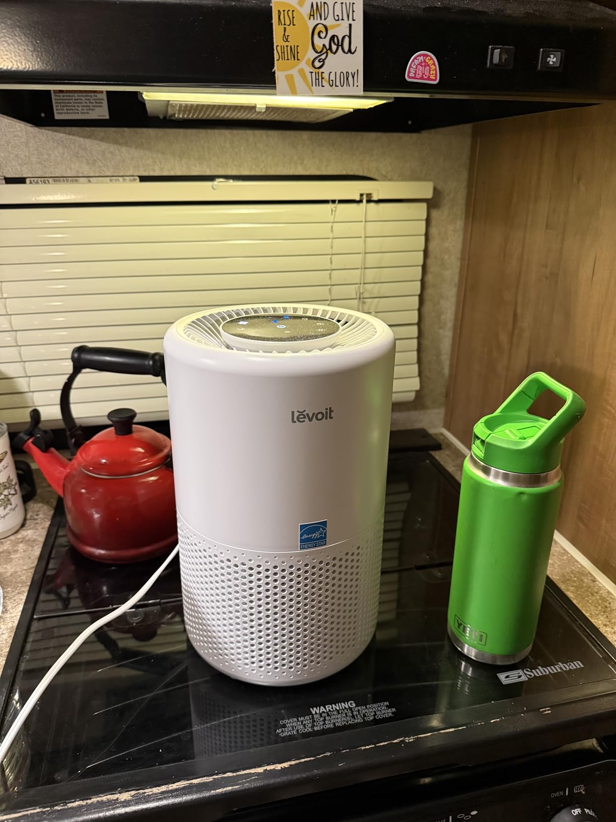 Levoit Air Purifier for Home Pets Bedroom, Air Purifiers Quiet Operation | High-Efficiency Filter for Smoke, Dust, Pollen, Odors in Office Nursery, Optional Night Light, AHAM VERIFIDE, LV-H132, White customer photo 2