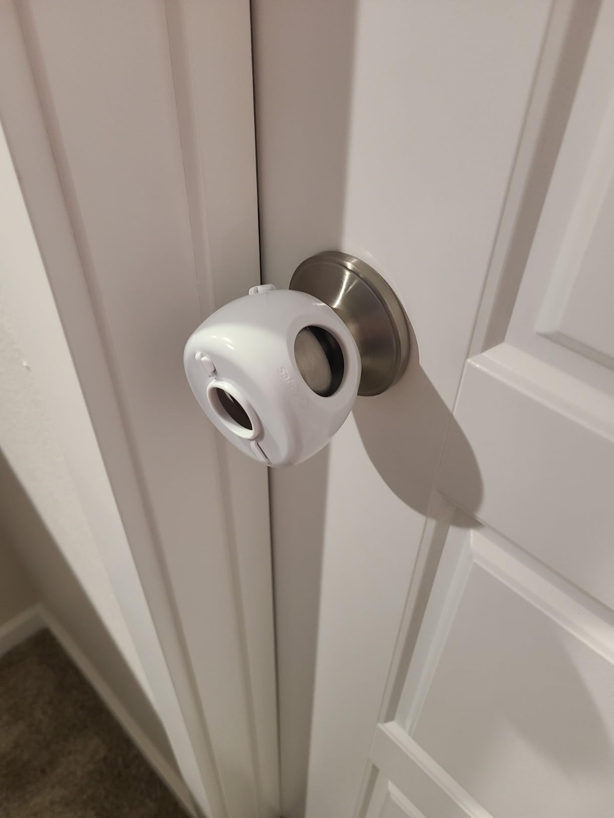 Jool Baby Door Knob Covers for Child Safety (4 Pack) - Easy to Install | Childproof Your Home & Keep Kids Out of Places They Shouldn't Be customer photo 1