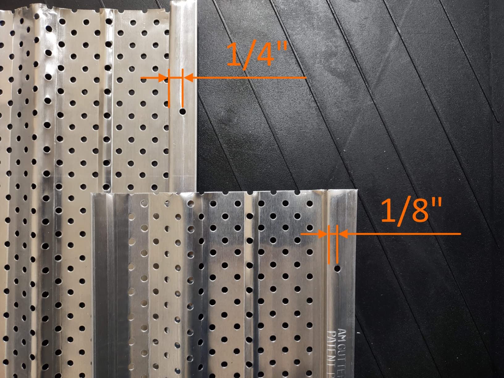 A-M Gutter Guard 5 inch - 200 Ft, Mill Finish Premium Heavy-Duty Lifetime Quality Aluminum - Leaf & Debris Protection - DIY Easy - Made in the USA customer photo 2