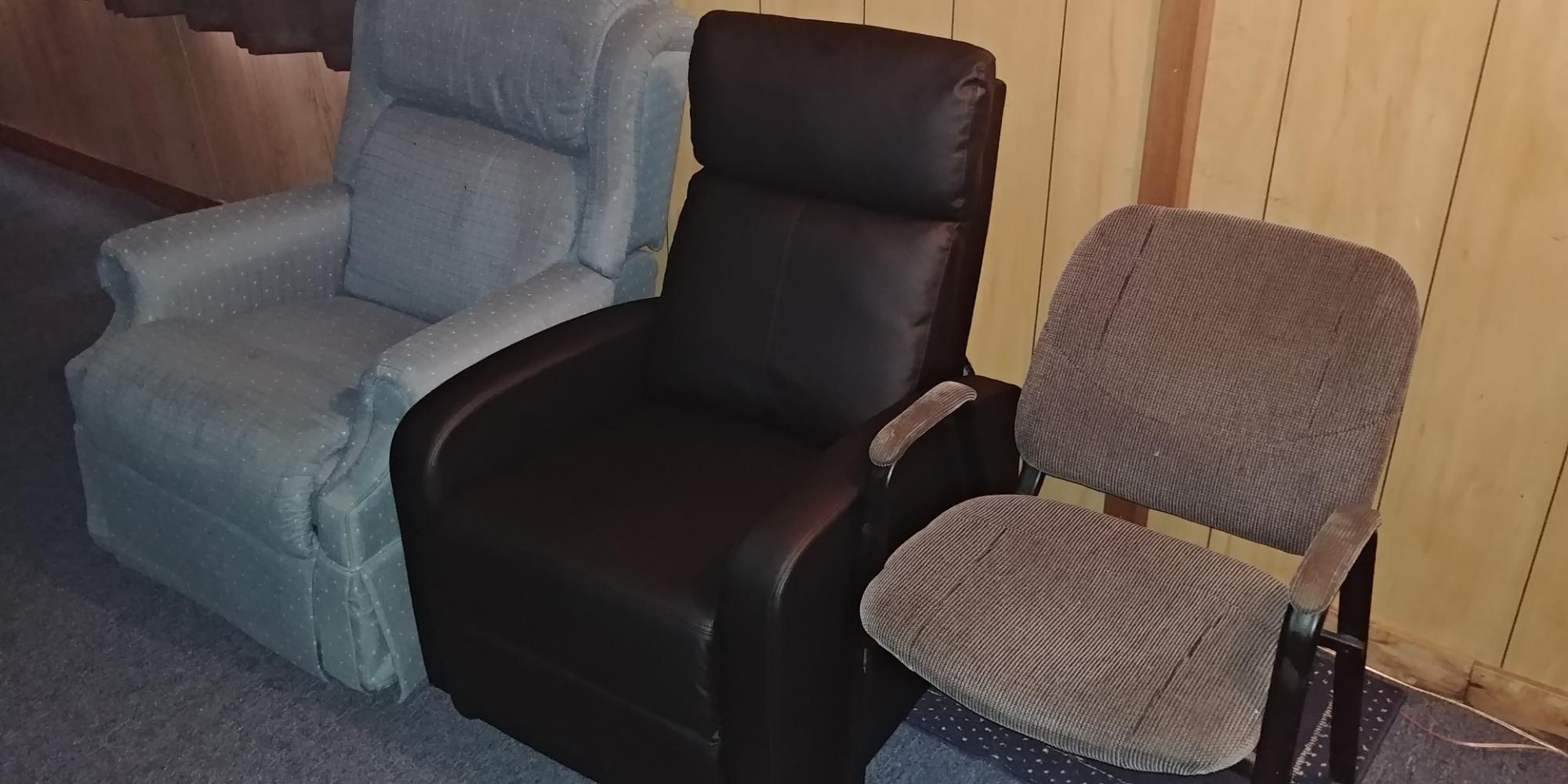 FDW Recliner Chair Without Massage Function Black PU Leather Lounge Chair With Lumbar Support, Adjustable Push Back, Wide Armrests & Footrest customer photo 2