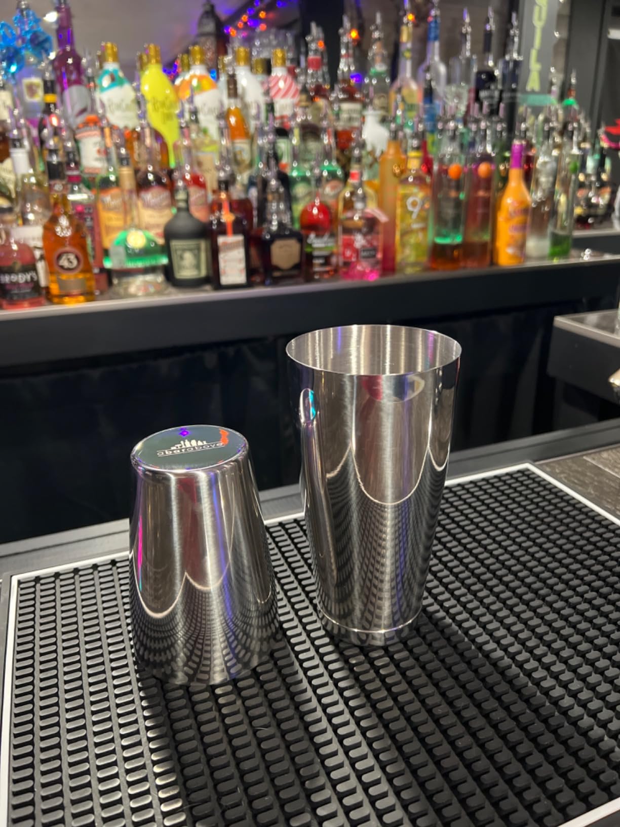 A Bar Above Boston Cocktail Shaker Set, Weighted and Unweighted, 18 Oz | Bartending Tools, 304 Stainless Steel Barware, For Mixing Drinks, Home and Commercial Bars, Handy, Mixology Kit for Beginners customer photo 1