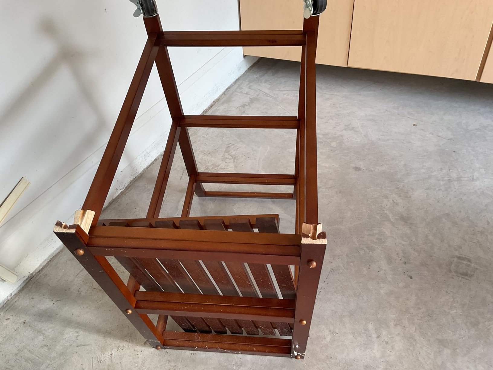 Winsome Albert 3-Tier Serving Cart, Walnut, 33