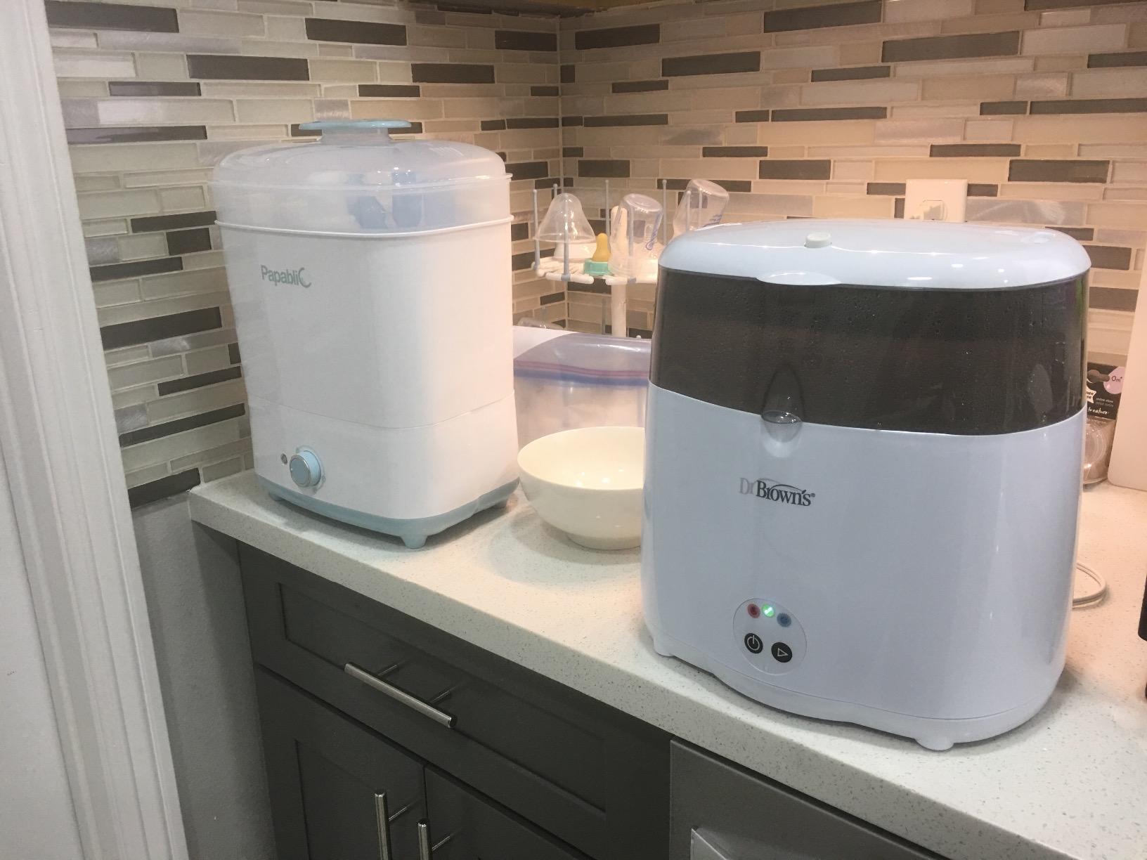 Papablic Baby Bottle Sterilizer and Dryer Pro, 10 Bottles Large Capacity customer photo 1