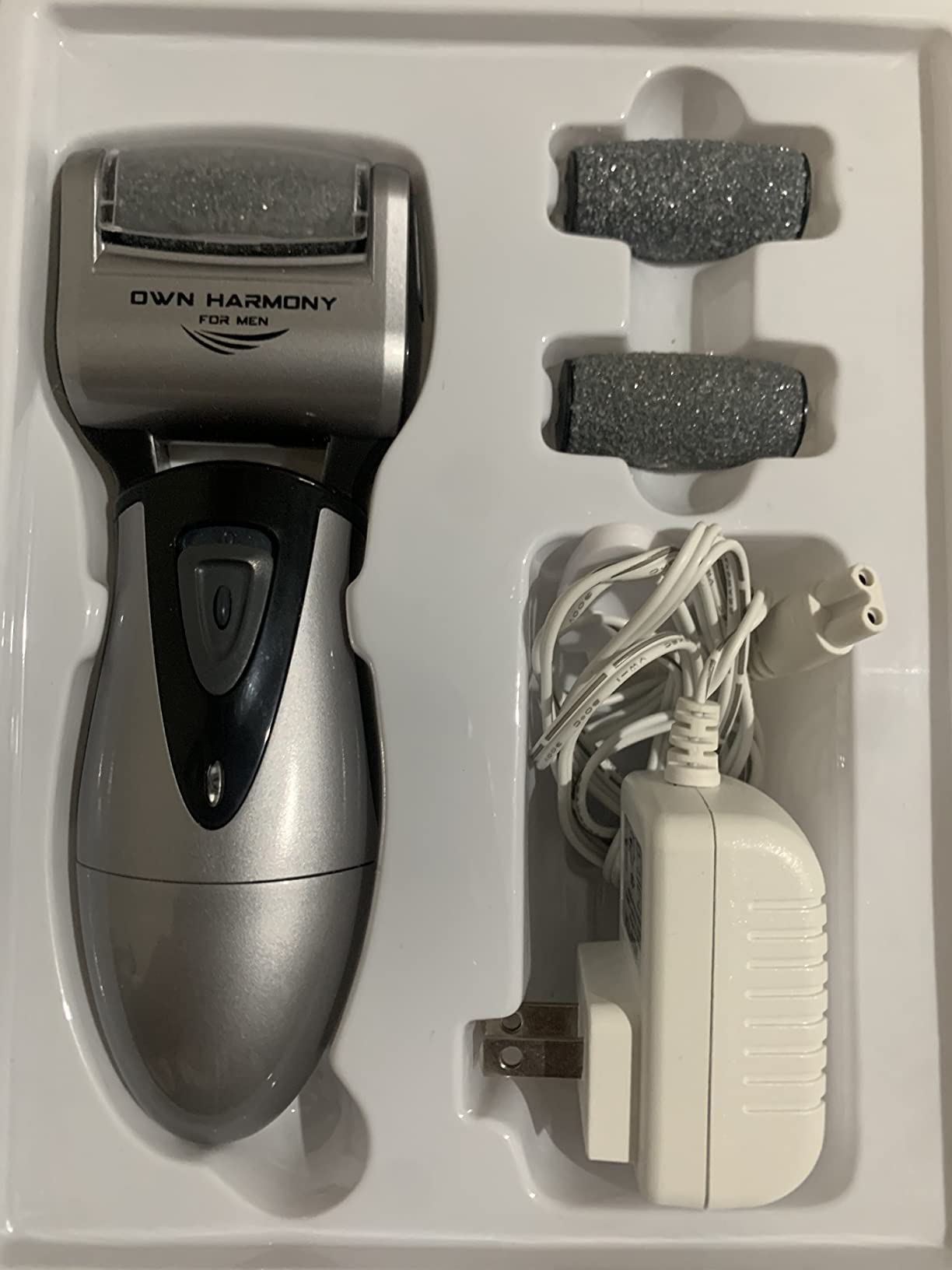 Electric Callus Remover: Rechargeable Electronic Foot File CR900 by Own Harmony(Tested Most Powerful) Best Pedicure Tools w 3 Rollers Professional Pedi Feet Care Sander for Cracked Heels and Hard Skin customer photo 1