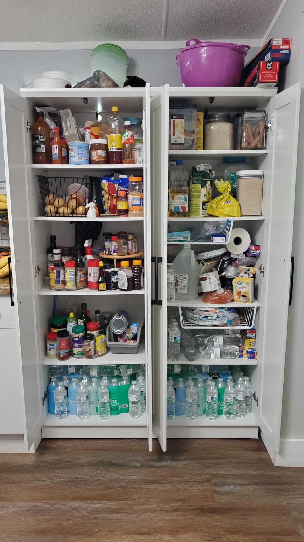 Sauder HomePlus Storage Cabinet/ Pantry cabinets, Soft White finish customer photo 1