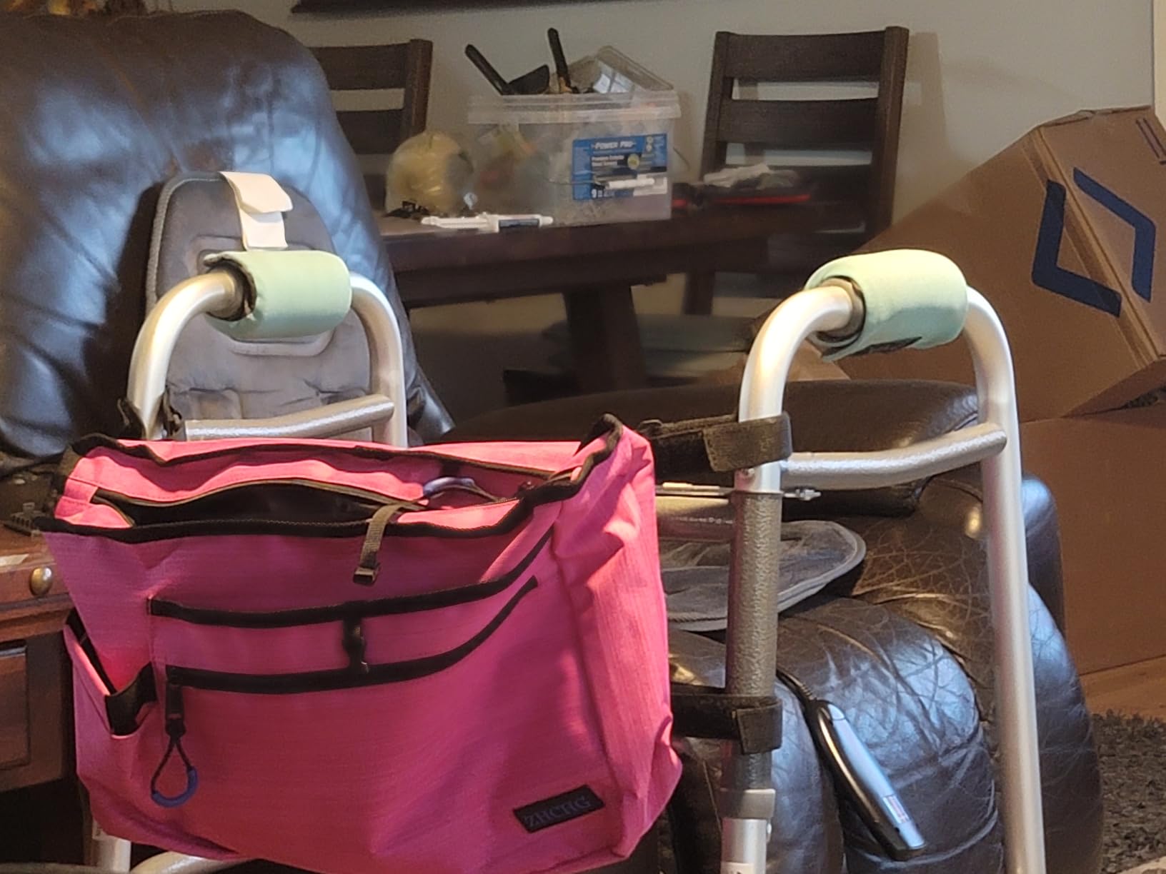 Vive Walker Handle Cushions - Padded Hand Covers - Soft Cushion Padding | Medical for Folding Rolling Wheelchair, Rollator Handle, Senior, Elderly Grippers - Crutch Handle Pad Grips - Mobility Aid customer photo 2