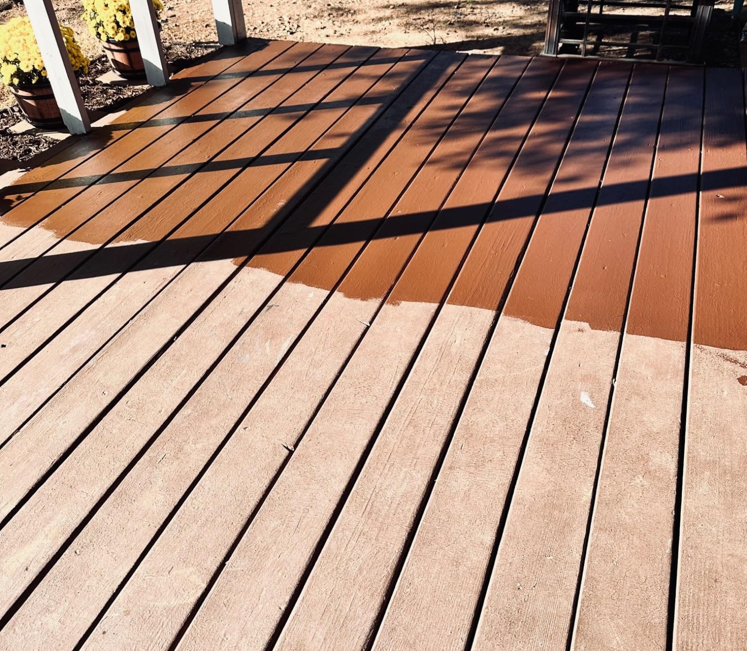 Glidden Porch & Floor 1 gal. White Satin Interior/Exterior Paint with Primer customer photo 2