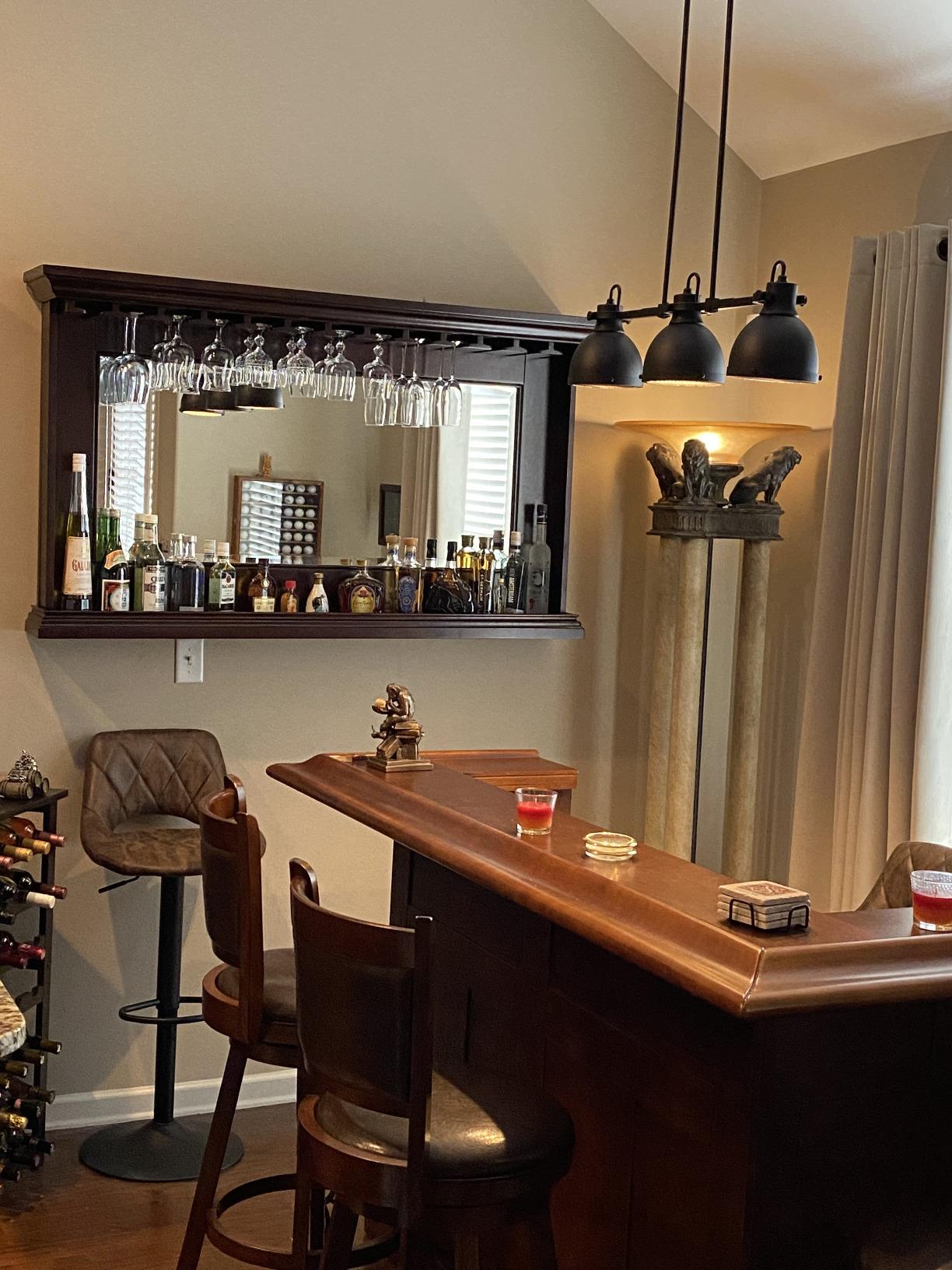 Hathaway Seville Back Bar Mirror - 62