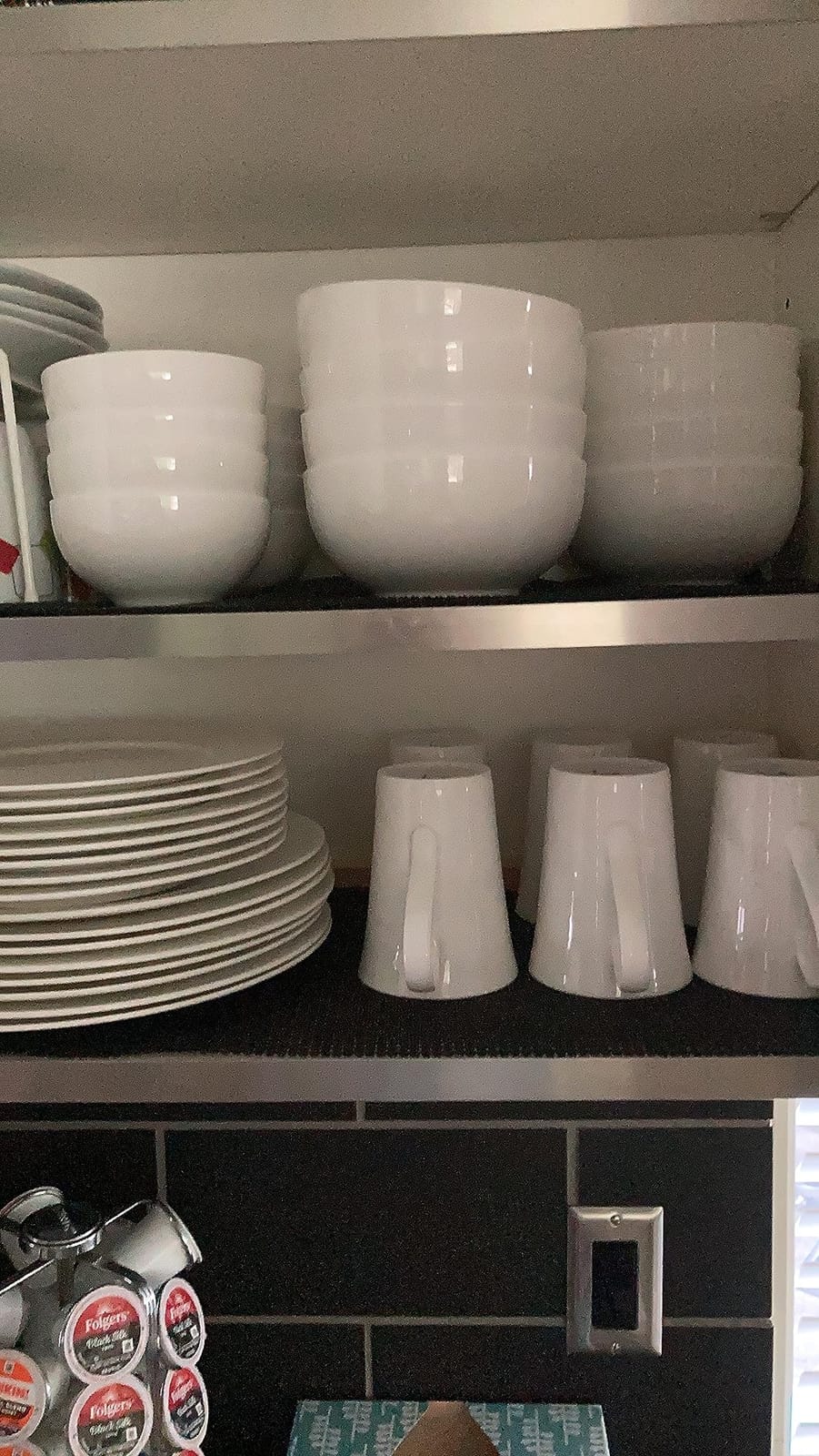 Mikasa Delray 40-Piece Bone China Dinnerware Set, White Round Dishes for 8 customer photo 1