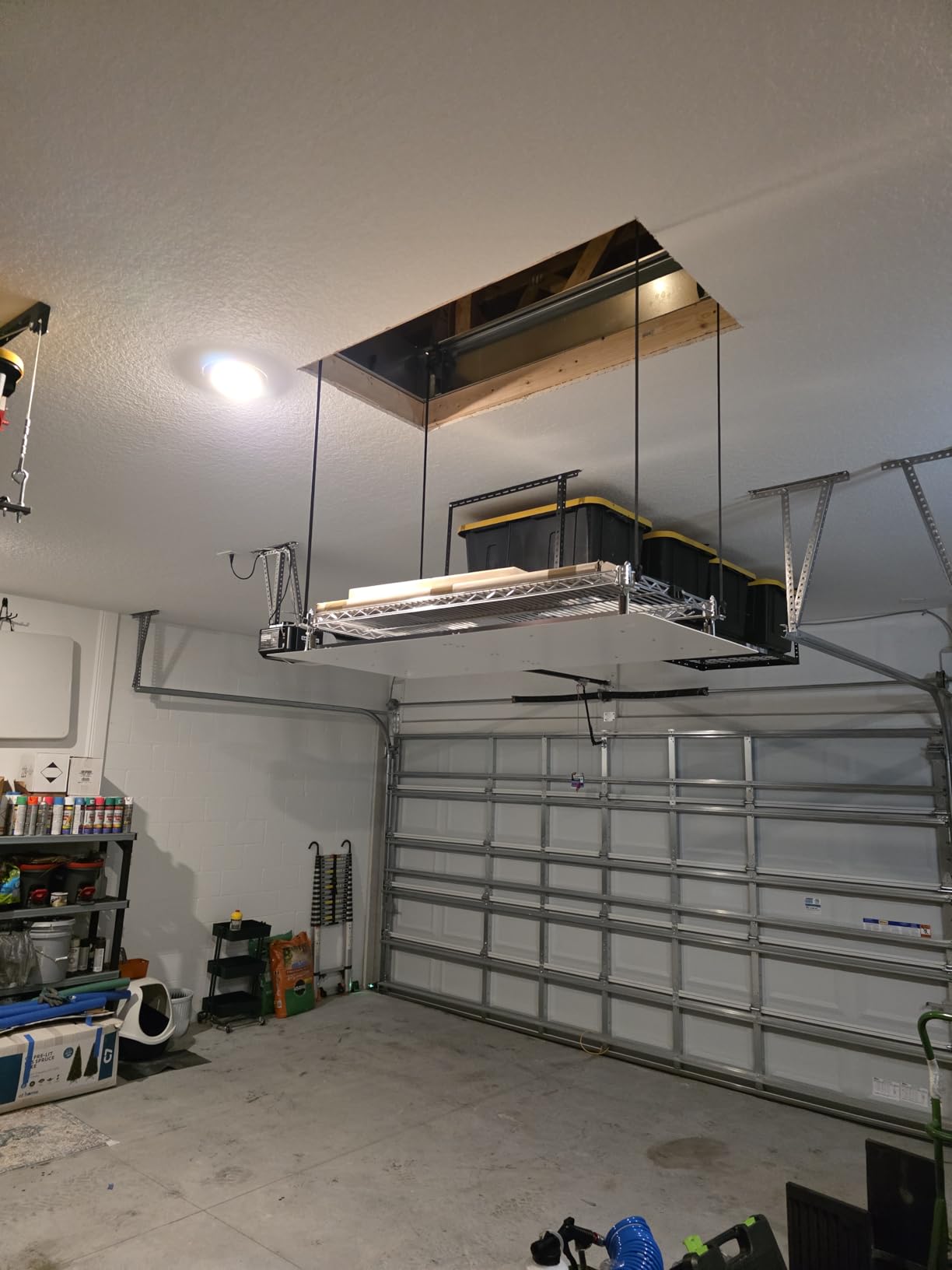 SpaceLift SL 5222-S Motorized Attic Lift - Made in USA, 200 lb Capacity, 15 Ft Vertical Travel, 18