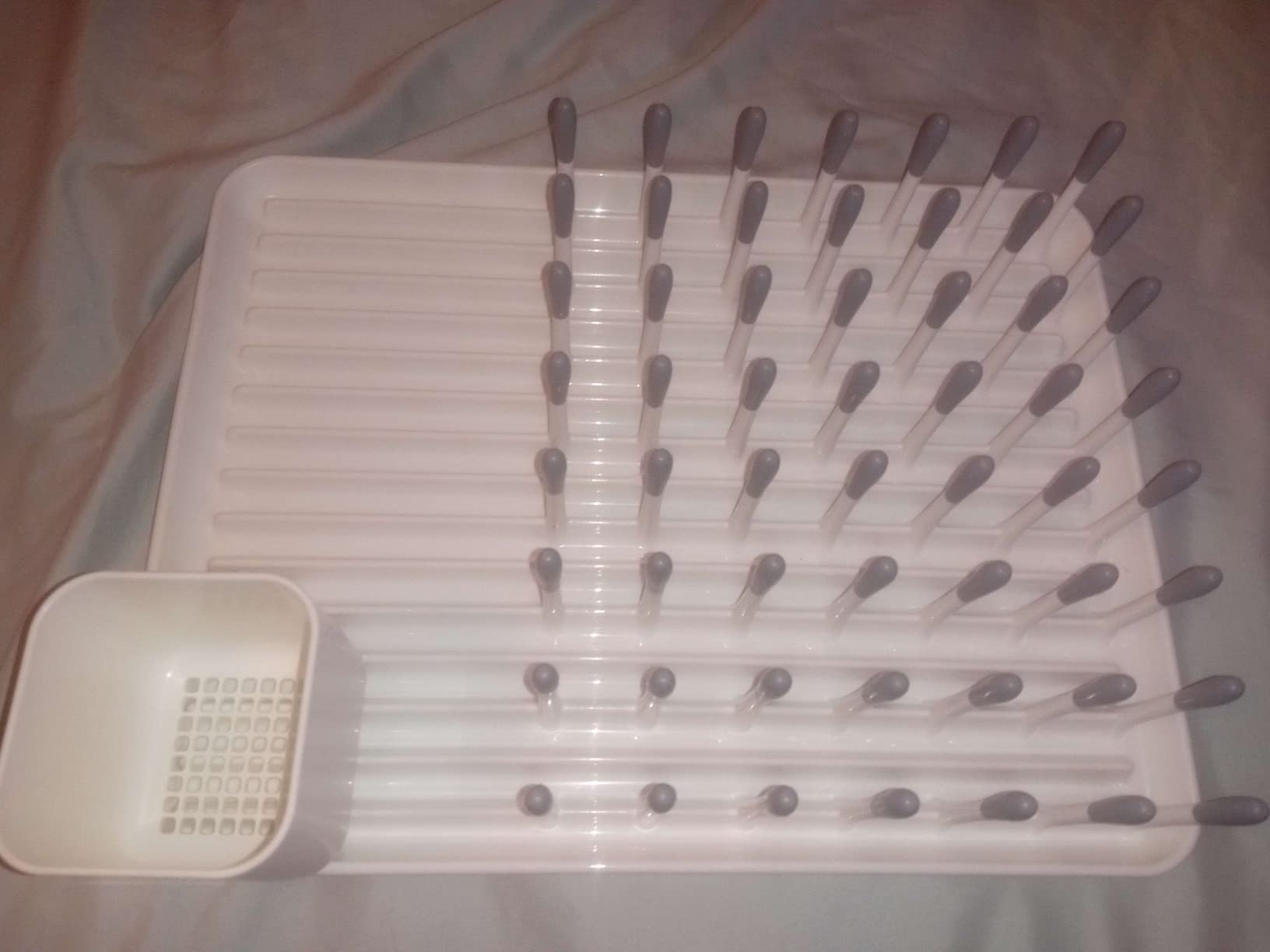 OXO Tot Baby Bottle Drying Rack, Gray, Newborn Essentials Must-Have customer photo 2