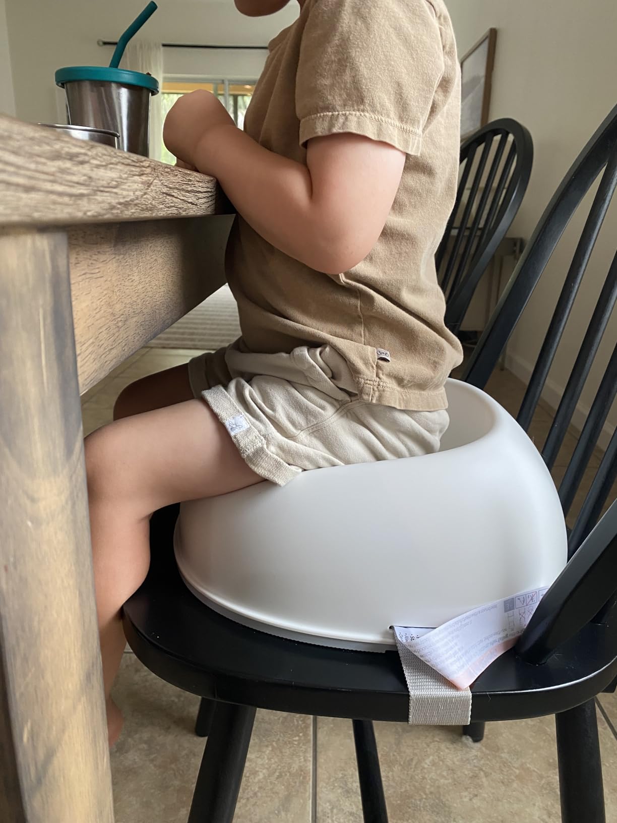 BabyBjorn Booster Seat, White, 1 Count customer photo 2