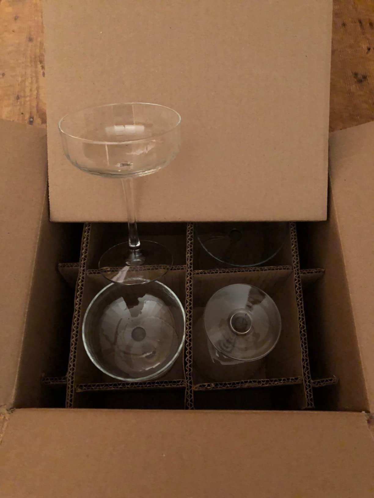Libbey Signature Kentfield Coupe Cocktail Glasses Set of 4, Classic Tall Stemmed Glass Cup, Champagne Coupe Glasses Gift Set for Weddings, Birthdays customer photo 1