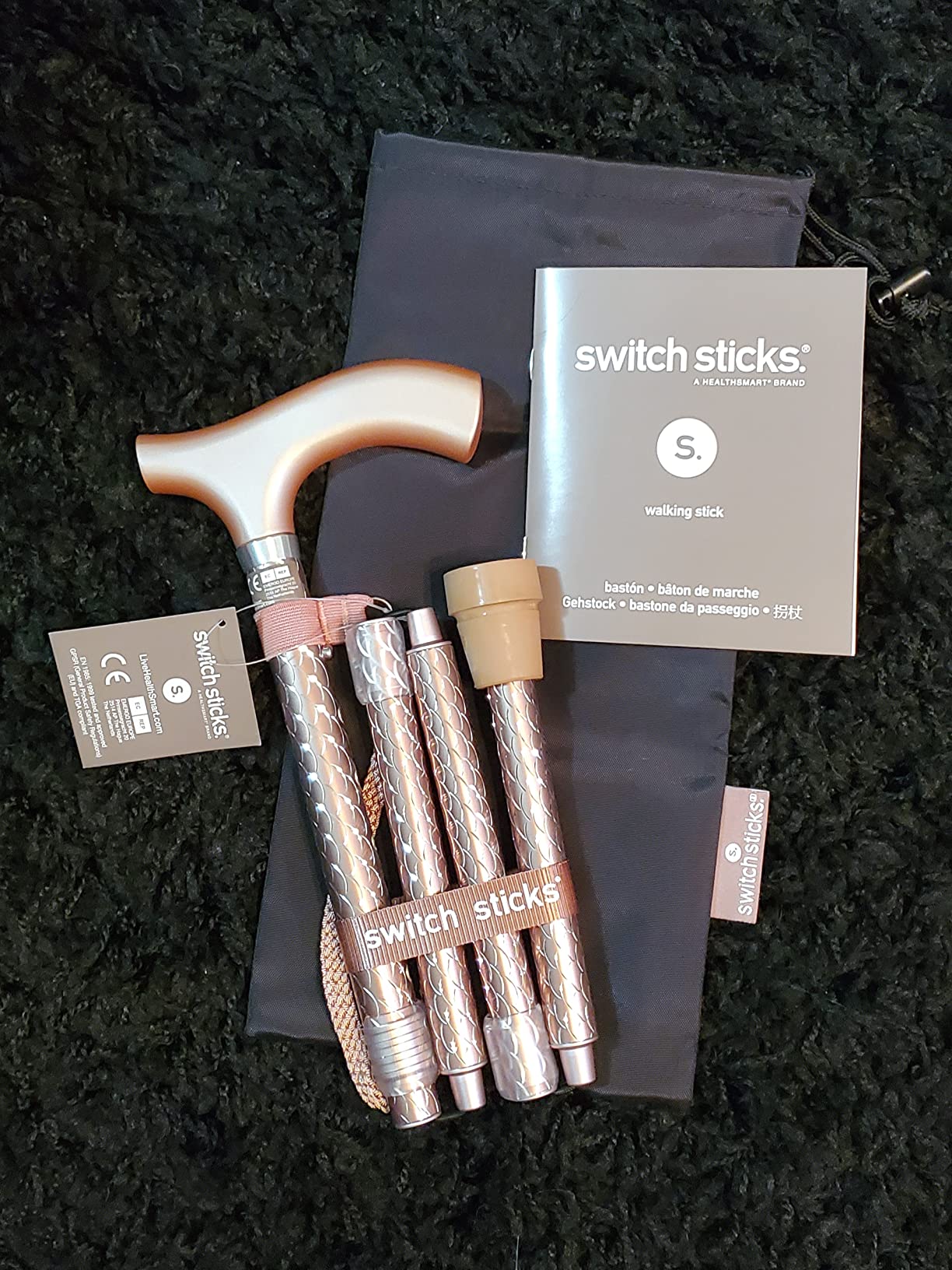 Switch Sticks Folding Walking Cane For Women & Men customer photo 2