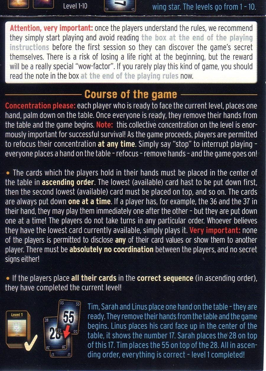 Pandasaurus Games The Mind - Family-Friendly Board Games - Game Night - Card Games for Adults, Teens & Kids (2-4 Players) customer photo 1