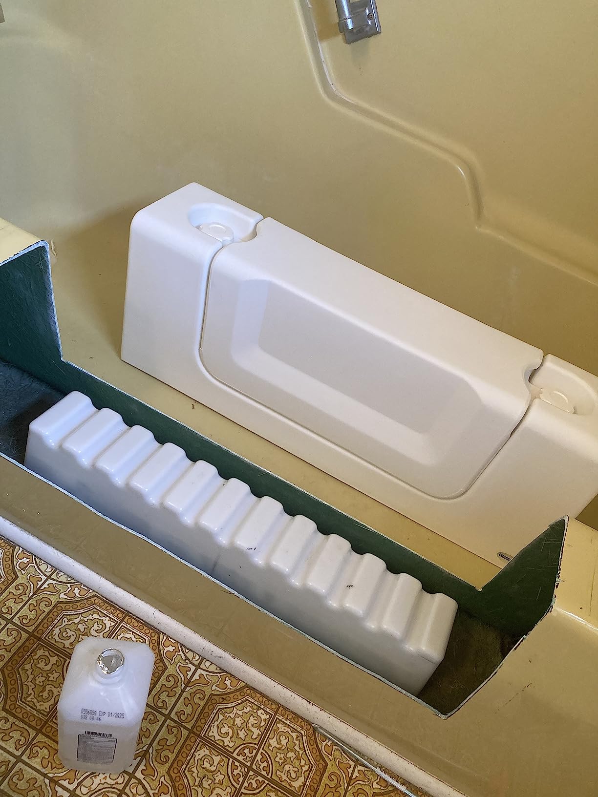 CleanCut Convertible Tub Conversion Kit, White Large | Affordable alternative to a full bathroom remodel or walk-in tub replacement customer photo 1