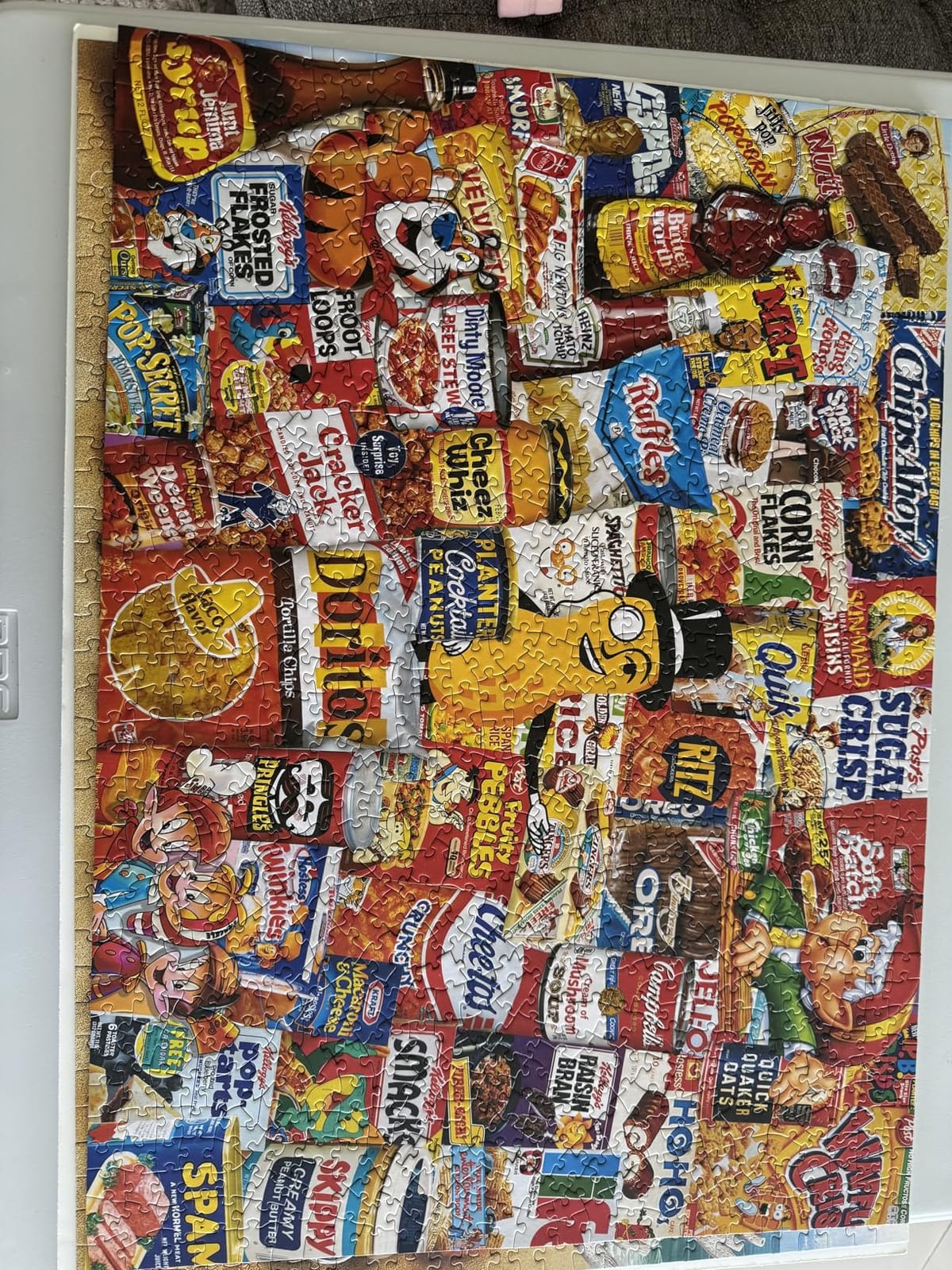 MasterPieces 1000 Piece Jigsaw Puzzle Mom's Pantry | Vintage Kitchen Art | Vintage kitchen 1000 piece puzzle for adults with random cut pieces, matte finish, poster, recycled board, & fun display art customer photo 2
