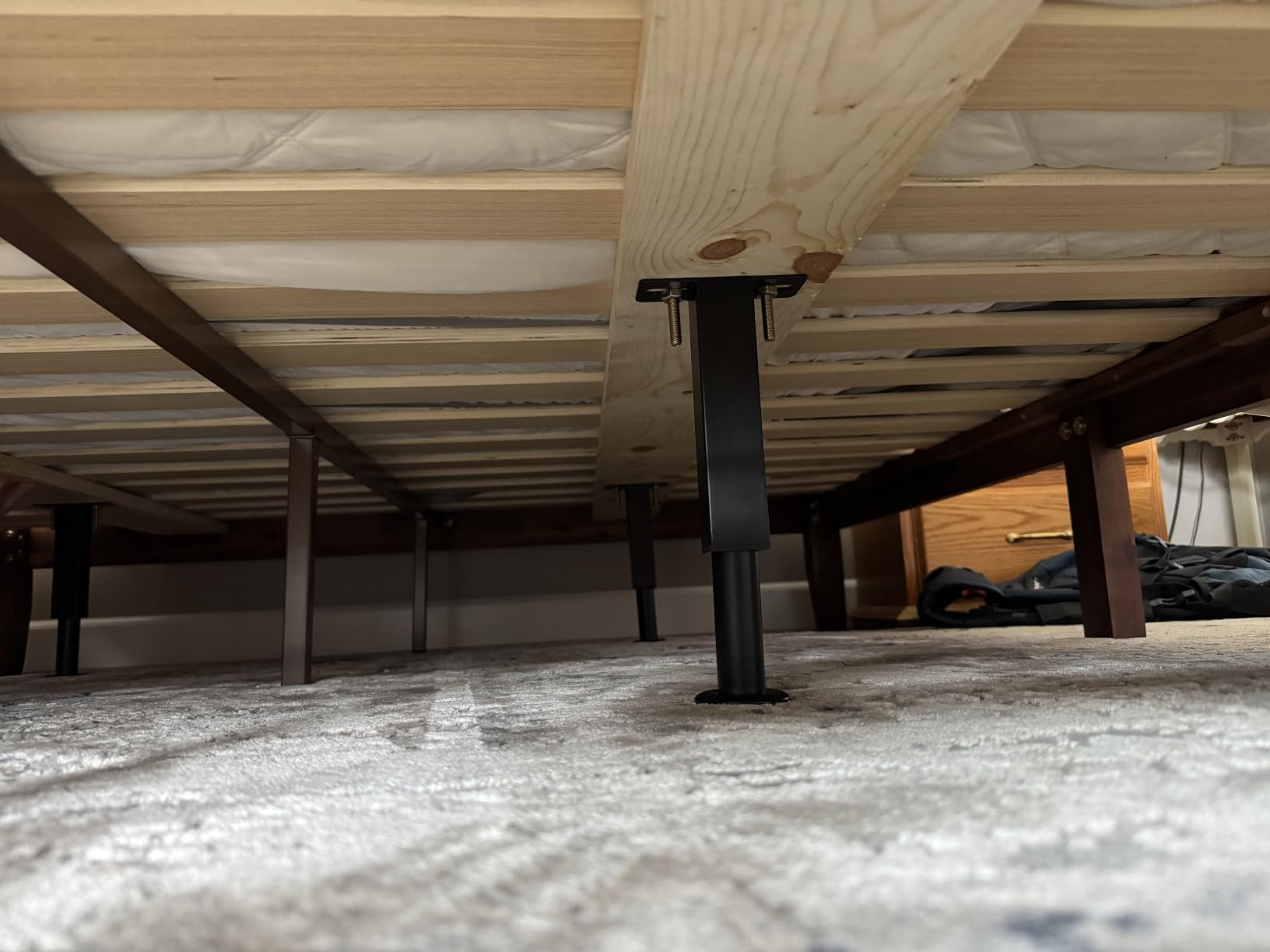 Mellow Naturalista Classic 12-Inch Solid Wood Platform Bed | Wooden Slats, No Box Spring Needed, Easy Assembly | Twin, Natural Pine customer photo 1