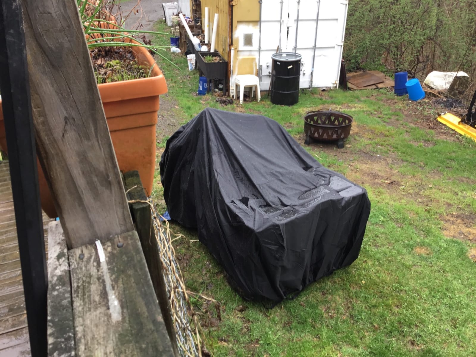ATV Cover with Buckle Waterproof, 420D Heavy Duty Ripstop Protects 4 Wheeler from Snow Rain Sun, Outdoor Storage Quad Cover for Polaris Sportsman Yamaha Honda Kawasaki 102'' x 44'' x 48'' customer photo 1