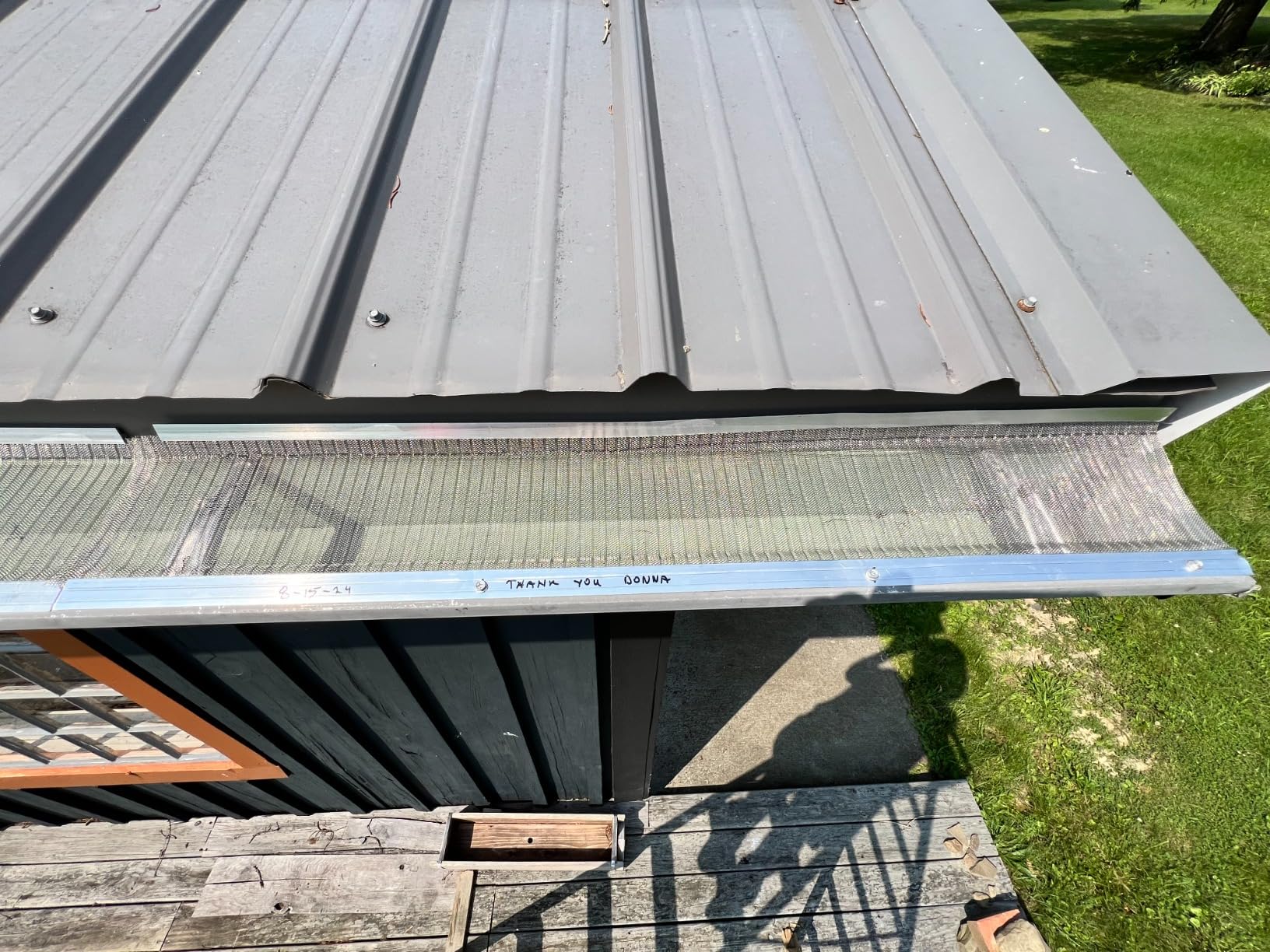 Raptor 48 FT Contractor Grade Stainless Steel Micro-Mesh Gutter Guard Kit with Screws Included - Fits 5 in. Gutters and Smaller - DIY-Friendly customer photo 2