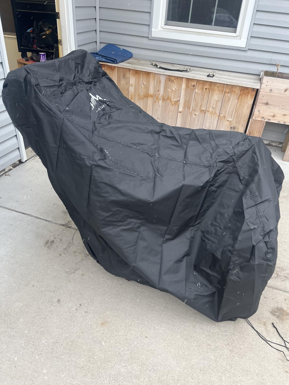 Himal Snow Blower Cover, Waterproof 600D Fabric, 47 x 32 x 40 in | UV-Resistant, Universal Fit, Two-Stage Snow Blowers, Heavy-Duty Outdoor Protection customer photo 1