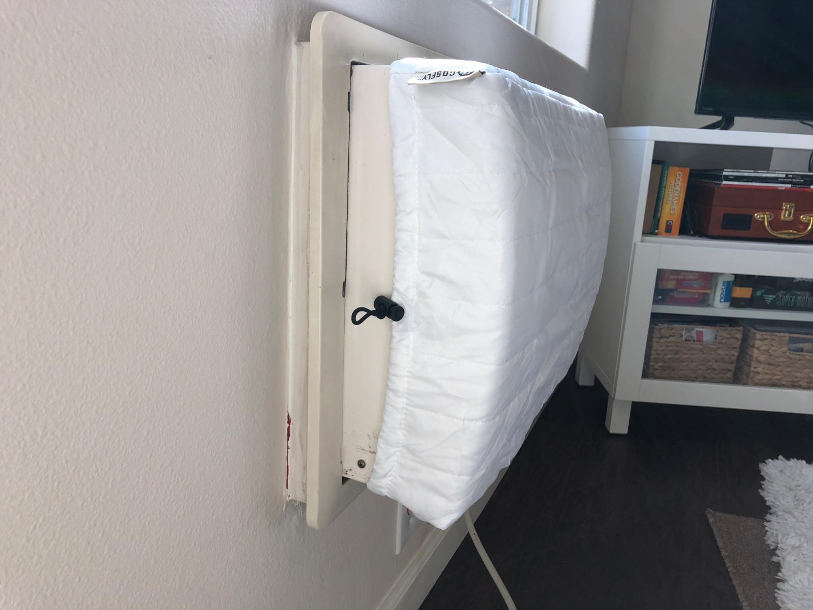COSFLY Air Conditioner Cover for Outside Units-Durable AC Cover Water Resistant Fabric Windproof Design -Square Fits up to 36 x 36 x 39 inches customer photo 2