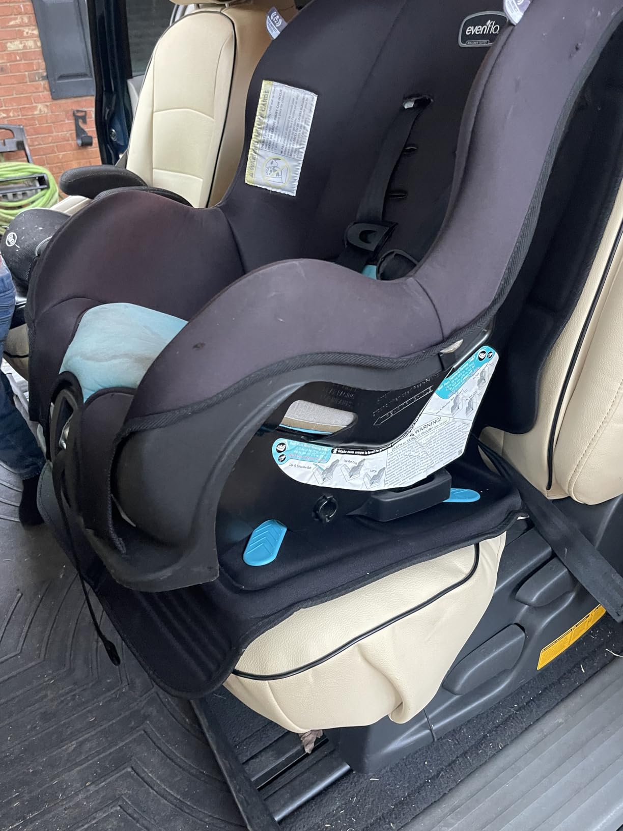 Car Seat Cover for Baby Child Car Seats, Shynerk Auto Car Seat Protector for Under Car Seats to Protect Automotive Vehicle Leather and Cloth Upholstery - Waterproof and Dirt Resistant customer photo 2