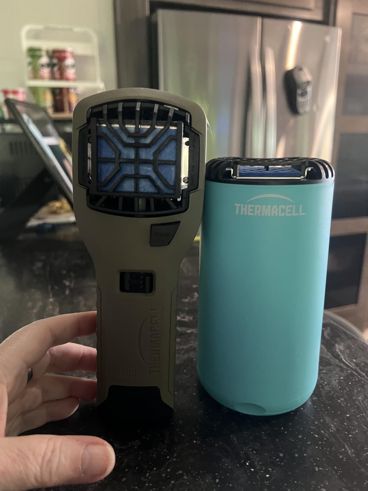 Thermacell Mosquito Portable Repeller; Includes 12-Hour Refill; 15 Foot Zone of Protection; Highly Effective Mosquito Repellent; Bug Spray Alternative; Scent Free customer photo 1