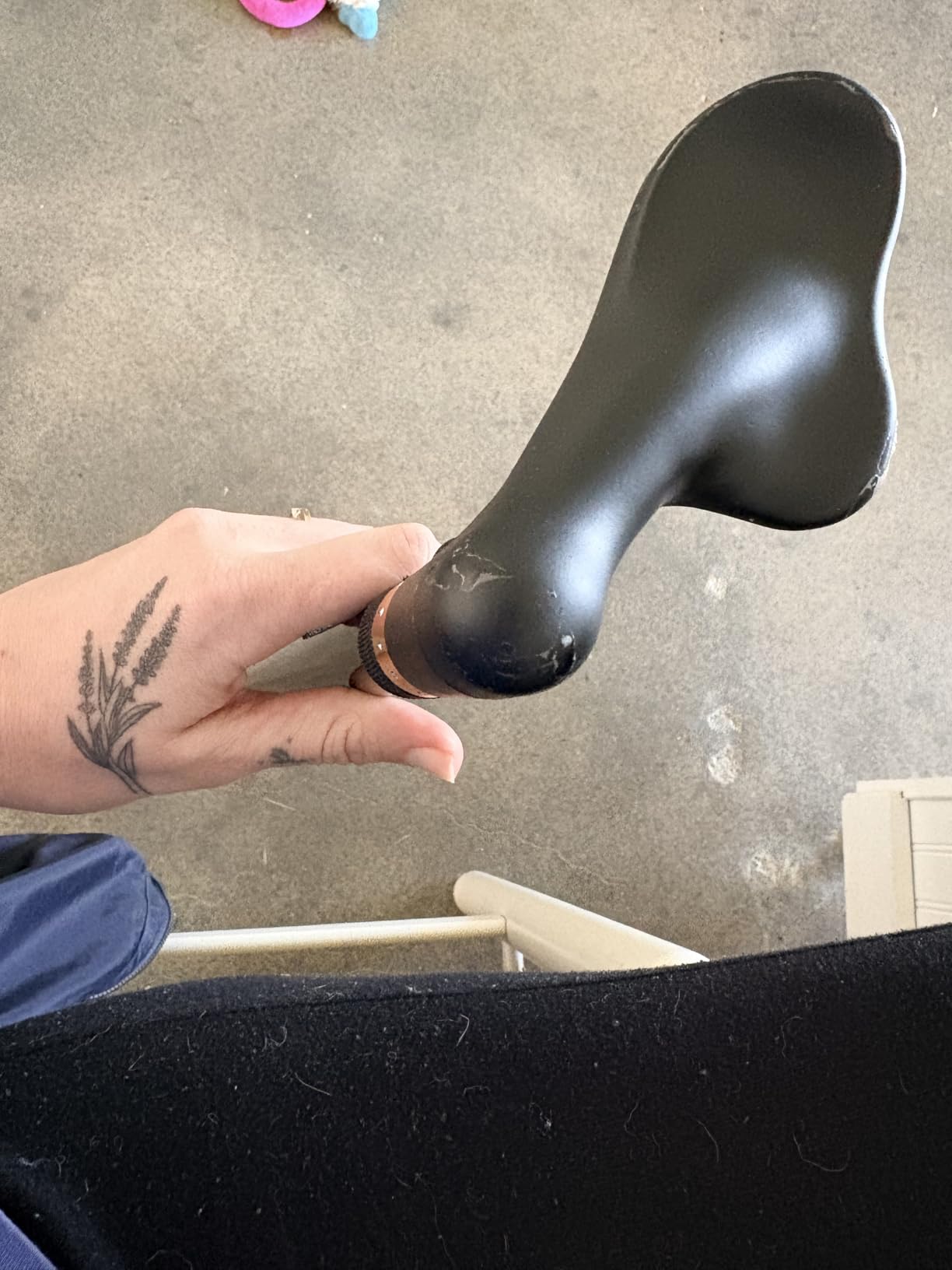 RMS Orthopedic Walking Cane - Offset Cane to Fit Individual's Palm Naturally - Ideal for Anyone with Arthritis or Carpal Tunnel Syndrome customer photo 1
