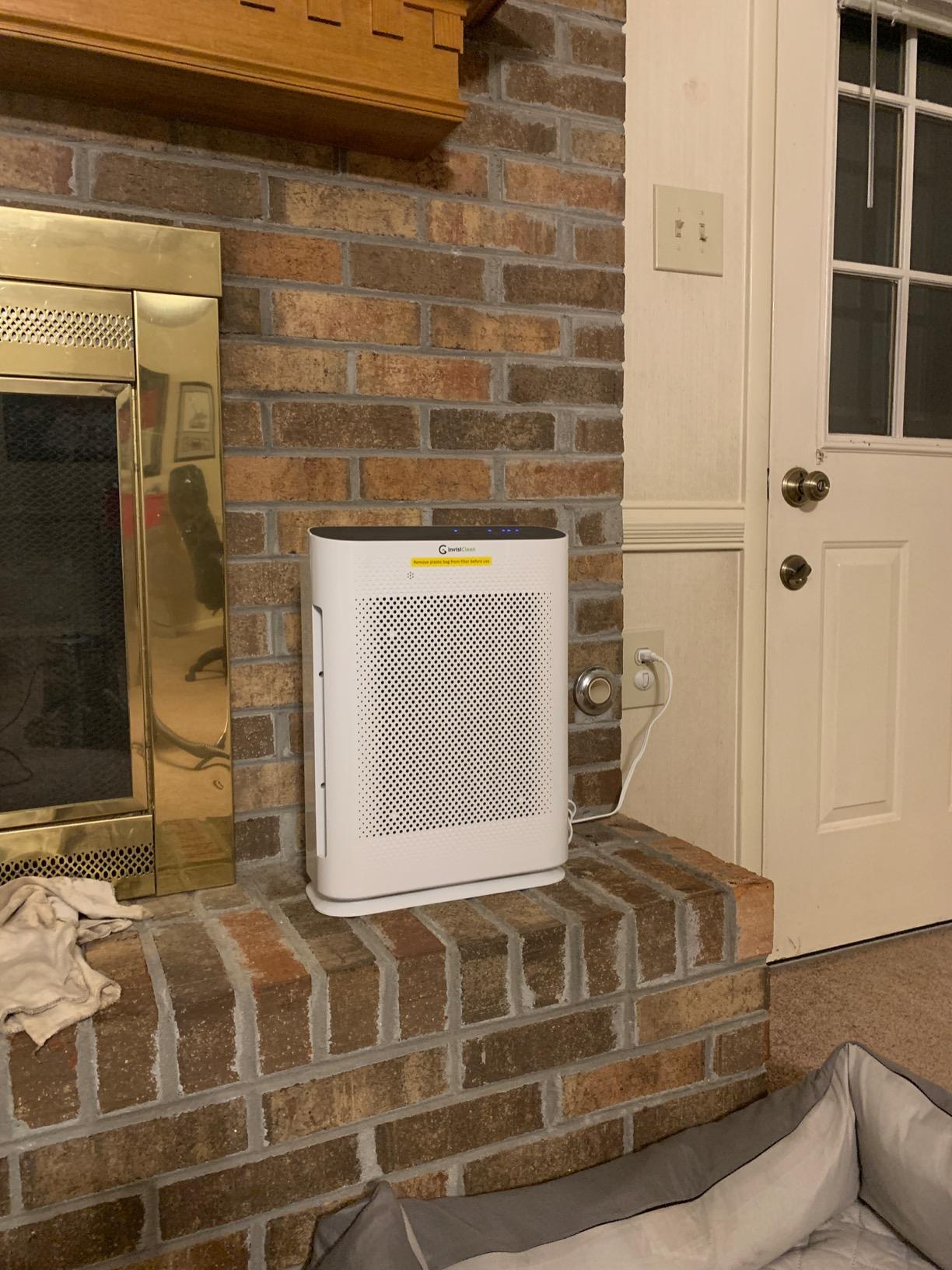 Air Purifier for Home Allergies & Pets | 4-in-1 H13 True HEPA Filter/Ionizer/Carbon + UV Light | Portable Air Purifiers for Large Room & Bedroom Odor Elimination - InvisiClean Aura II customer photo 2