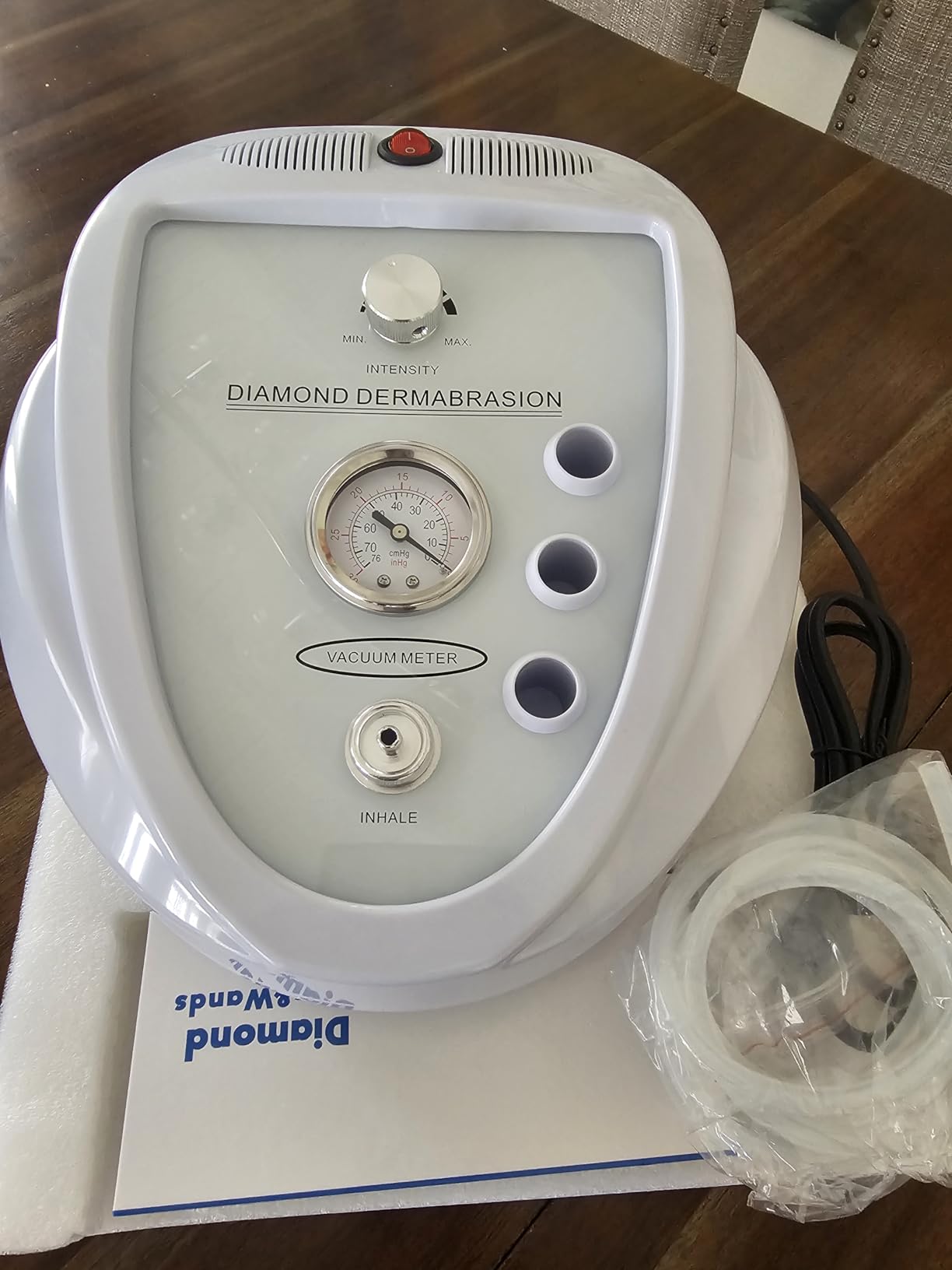 Diamond Microdermabrasion Machine, Yofuly 65-68cmHg Suction Power Professional Dermabrasion, Home Use Facial Skin Care Equipment customer photo 2