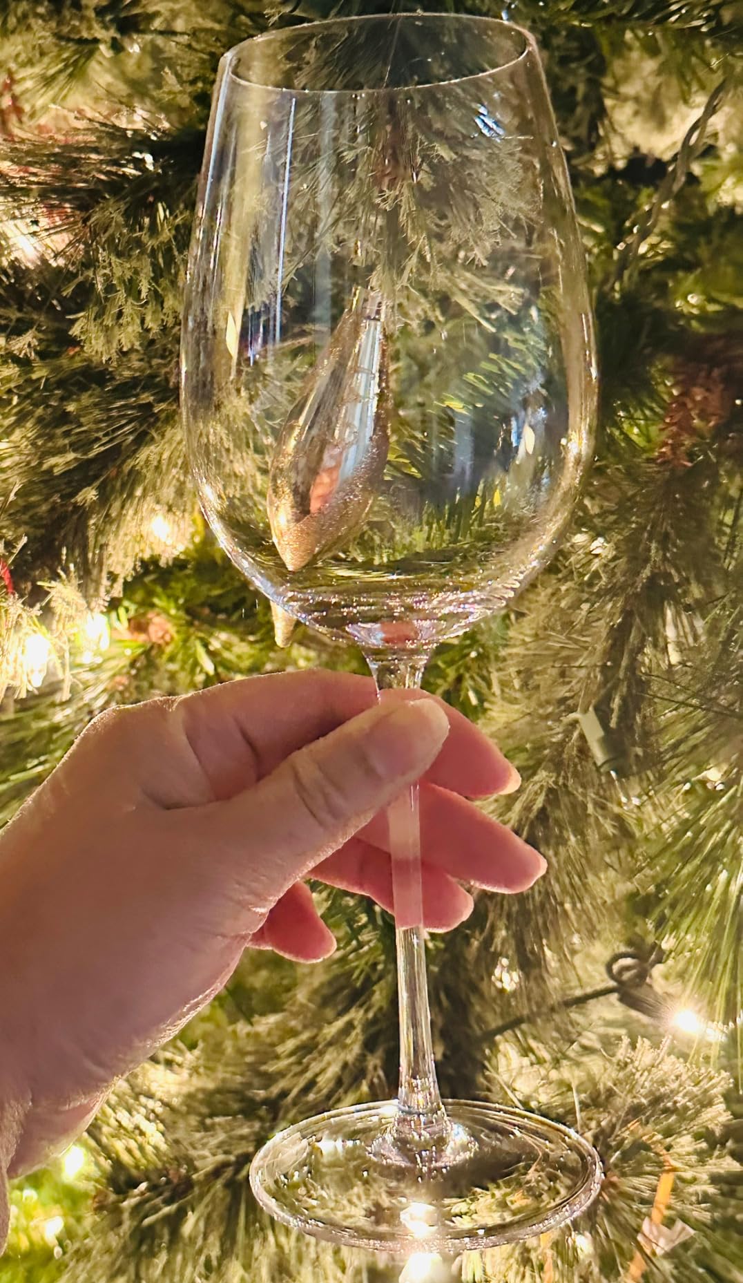 JBHO Hand Blown Italian Style Crystal White or Red Wine Glasses - Gift Packaging for Any Occasion - Lead-Free Premium Crystal Clear Glass - Set of 4-18 Ounce customer photo 1