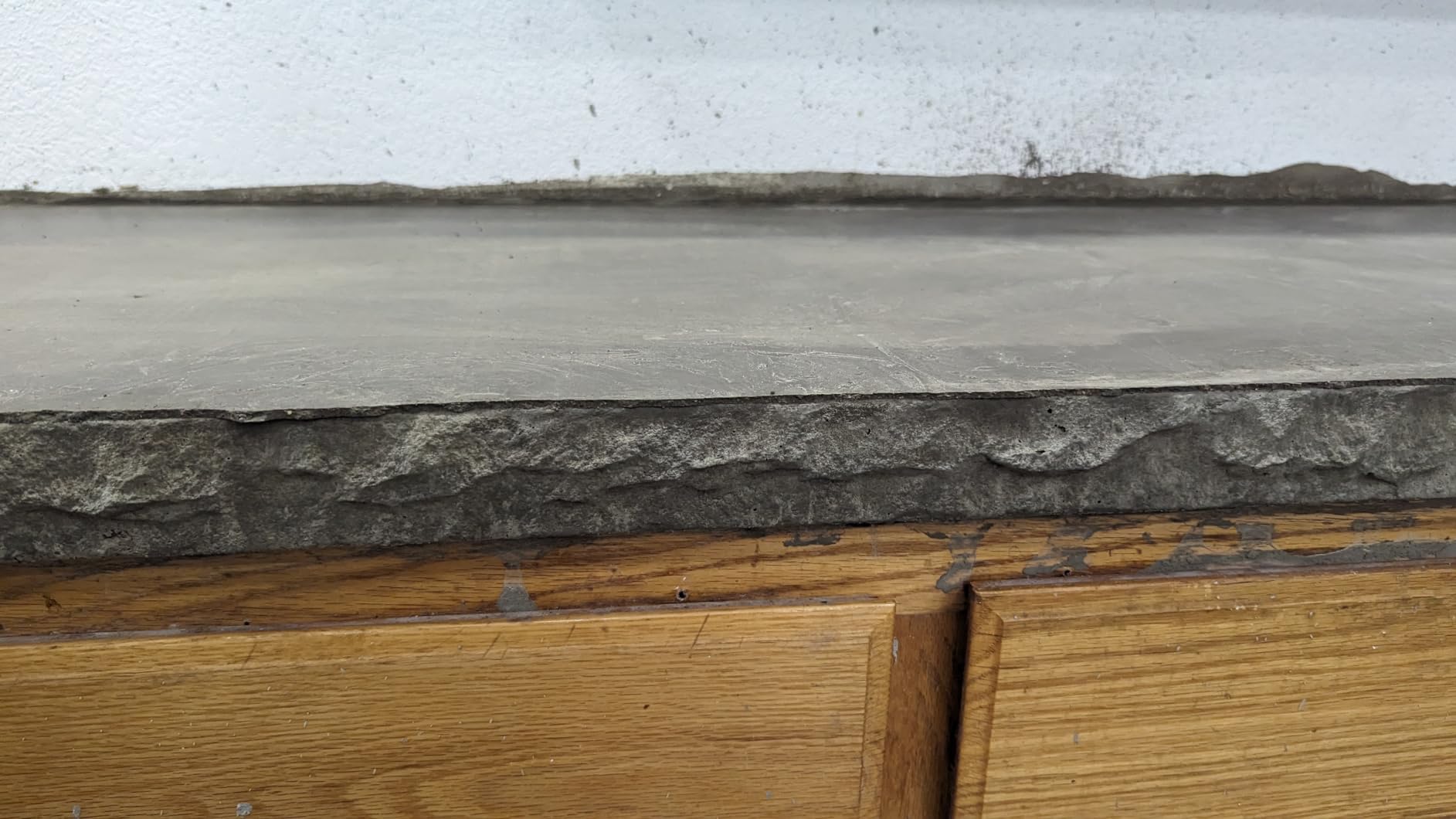 Concrete Countertop Forms - Flexible Urethane Rubber Mold for Custom Concrete Edges - 96 in x 2 in - Reusable, High-Durability Edge Form for Tables, Stairs, Vanities - CEF 7010 customer photo 1