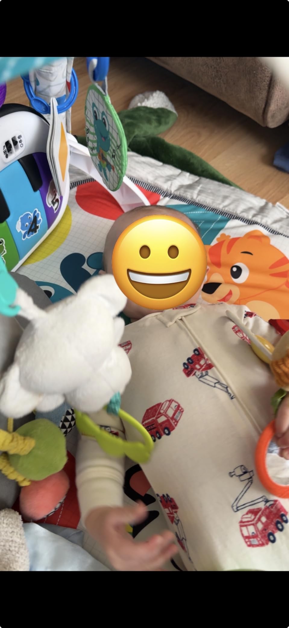 Baby Einstein 4-in-1 Kickin' Tunes Music and Language Play Gym and Piano Tummy Time Activity Mat customer photo 1