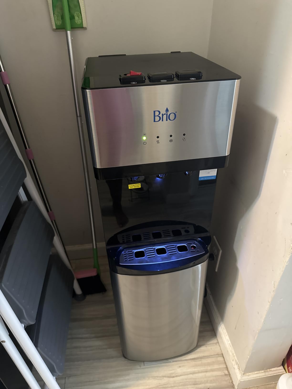Brio Self Cleaning Bottom Loading Water Cooler Water Dispenser - Limited Edition - 3 Temperature Settings - Hot, Cold & Cool Water customer photo 1