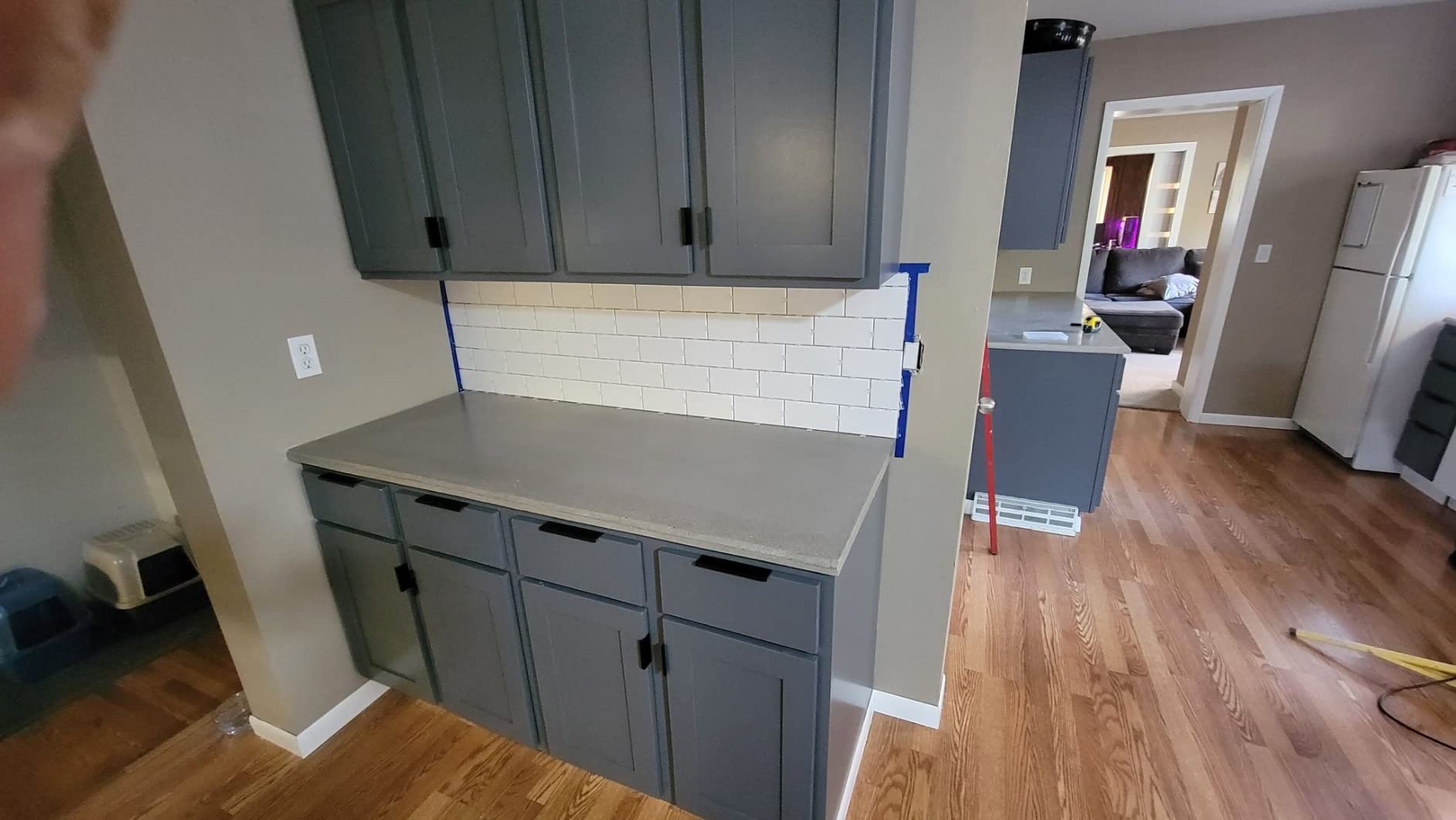 White Glossy Ceramic Subway Tile 3x6 Wall Backsplash Made in USA (Full Box 100 Pieces) customer photo 1