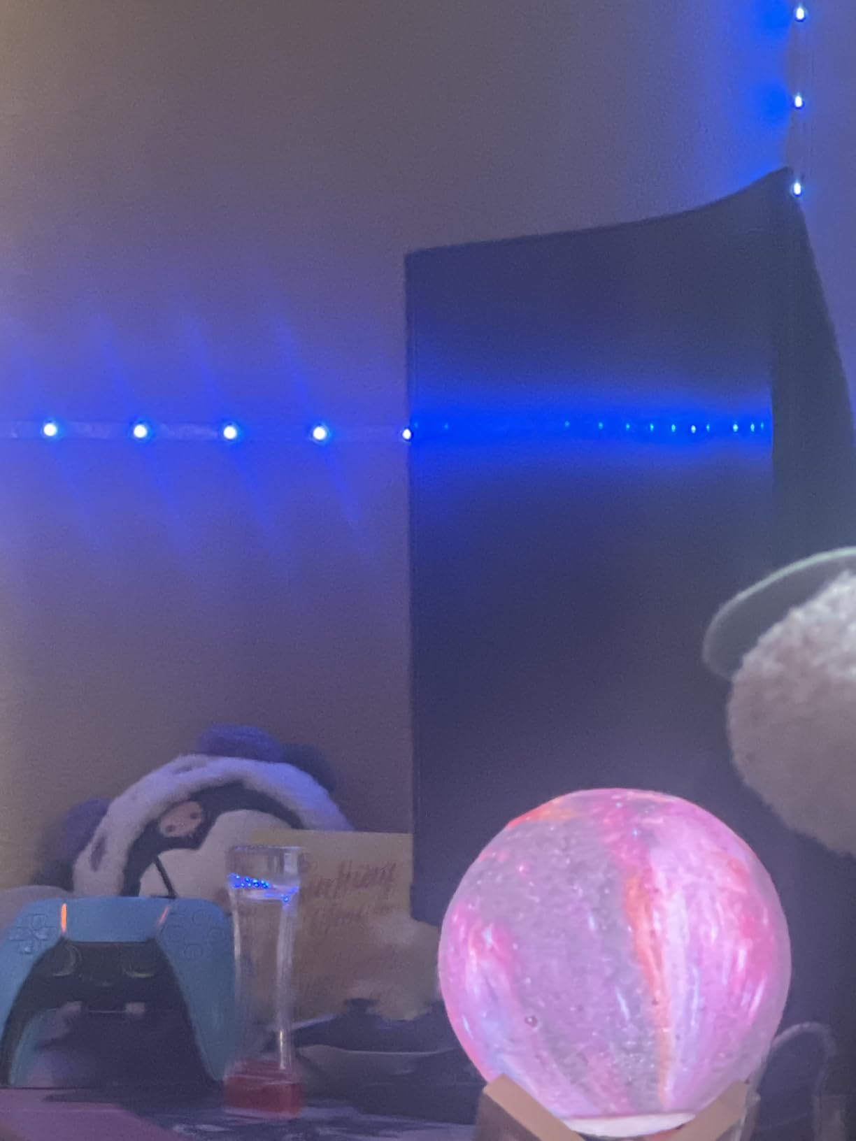 BRIGHTWORLD Moon Lamp Galaxy Lamp 5.9 inch 16 Colors LED 3D Moon Light, Remote & Touch Control Moon Night Light Gifts for Girls Boys Kids Women Birthday (Wooden Base) customer photo 2