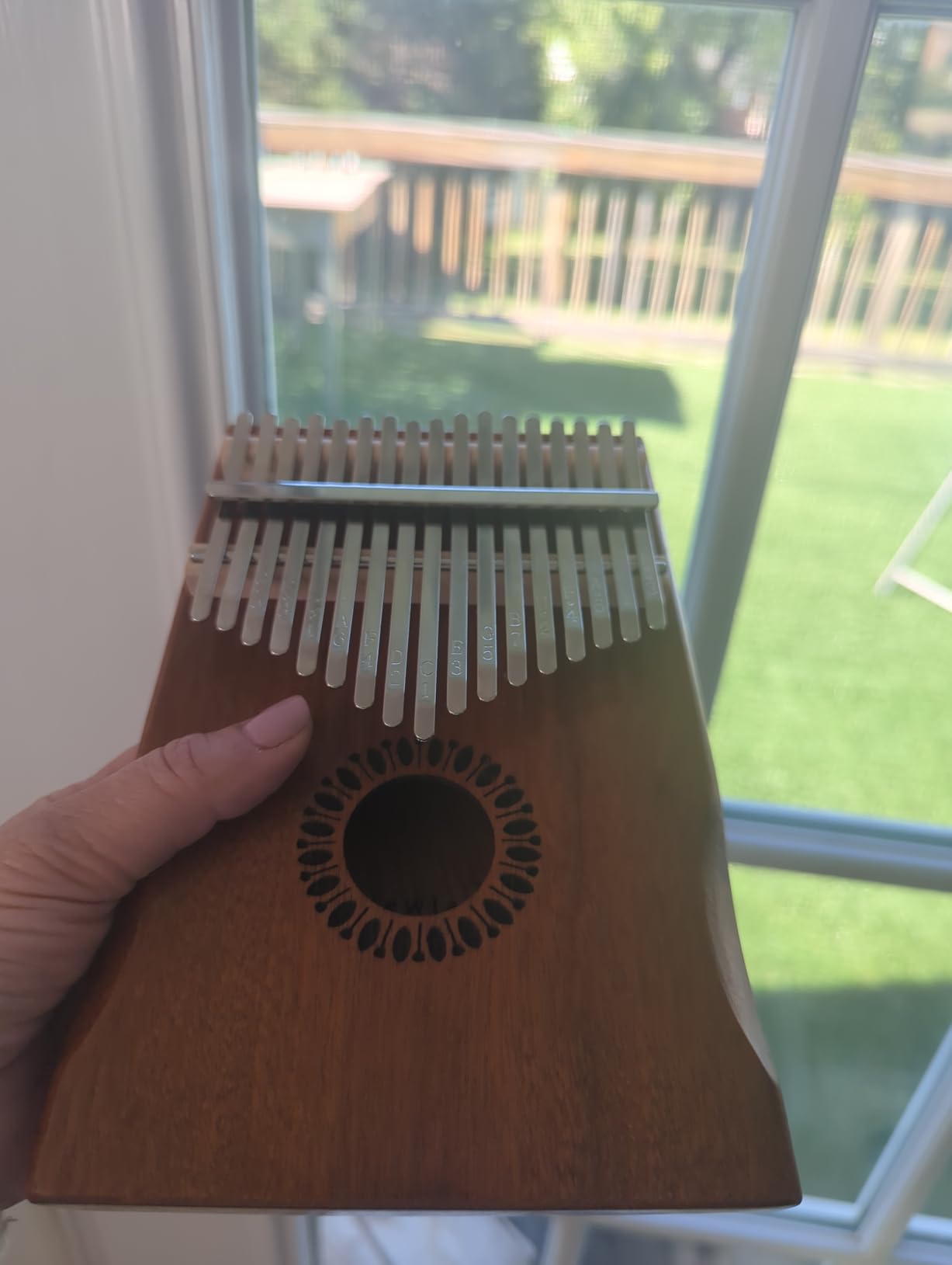 Newlam Kalimba Thumb Piano 17 Keys, Musical Gift for Kids and Adults customer photo 1
