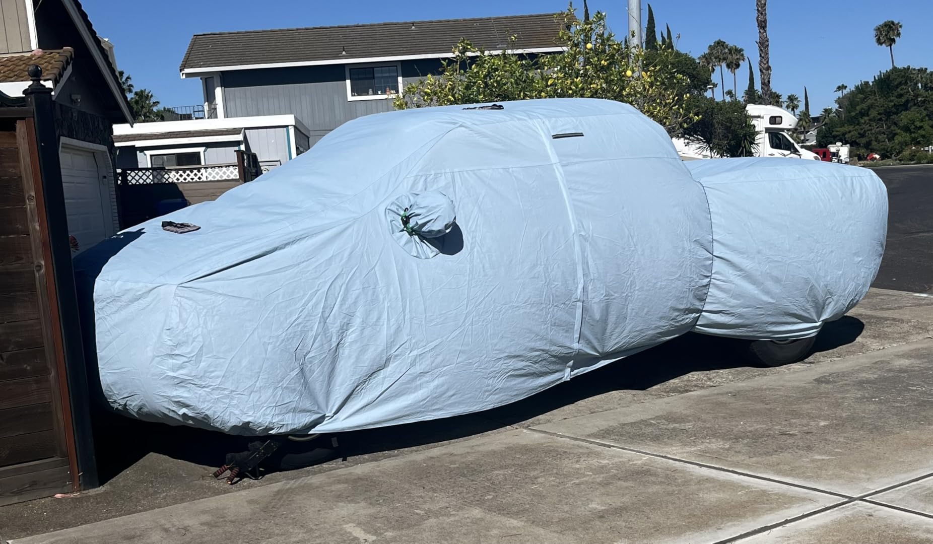 iCarCover 15-Layer Premium Quality All Weather Waterproof Car Cover - 100% Rain Snow UV Protection (Size C10) customer photo 2