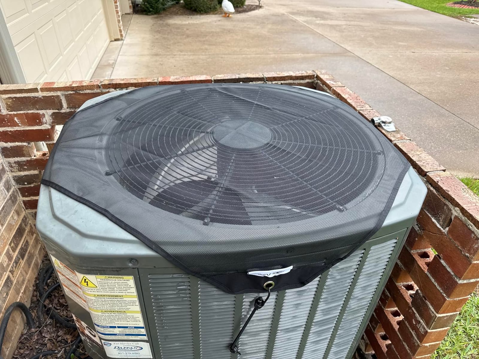 MODERN WAVE Central Air Conditioner Cover for Outside Units 36 x 36 - Top Universal Outdoor AC Cover Defender (Mesh, 36