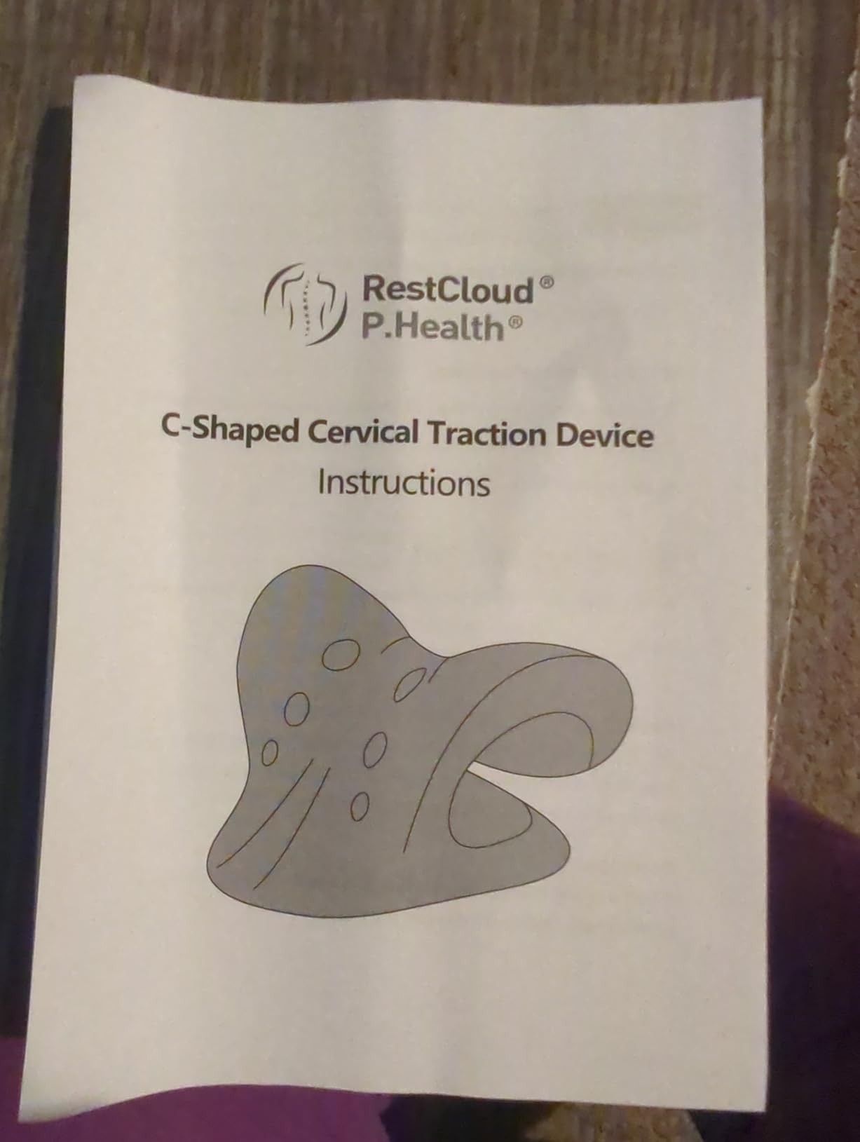 RESTCLOUD Neck and Shoulder Relaxer, Cervical Traction Device for TMJ Pain Relief and Cervical Spine Alignment, Chiropractic Pillow Neck Stretcher (Blue) customer photo 1
