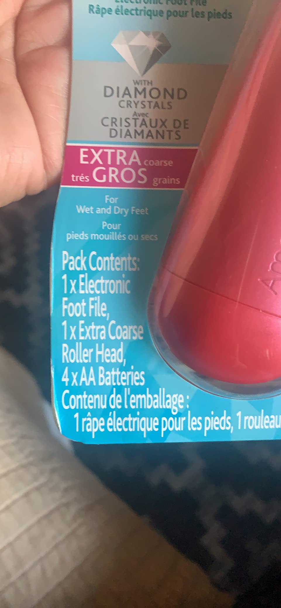 Amope Splashproof Electronic Foot File Foot Spa Pedicure Tool Callous Remover-Pedi Perfect Advance 2 Speed, 1 Count (Packaging May Vary) customer photo 1