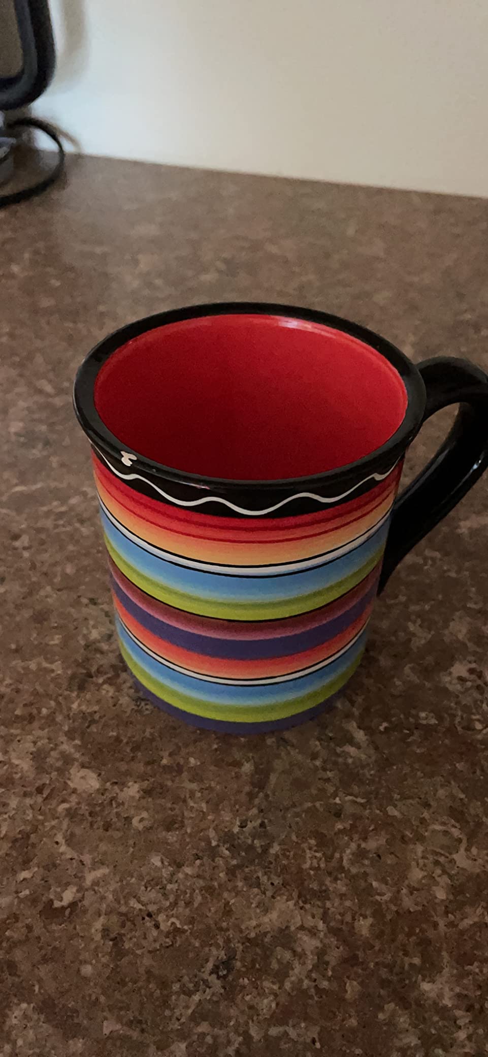 Tequila Sunrise 16-Piece Boho Ceramic Dinnerware Set - Vibrant Multicolor Plates, Bowls & Mugs for 4 - Bold Microwave & Dishwasher Safe Fiesta-Inspired Tableware for Everyday Dining customer photo 2