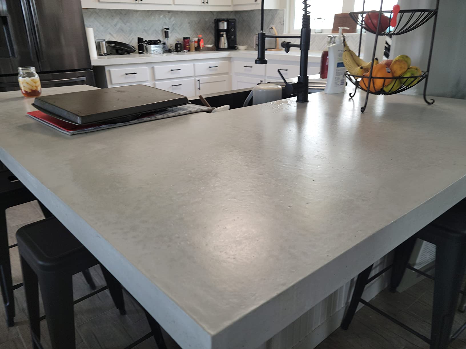 Surecrete Concrete Countertop Sealer XS-327 Semi-Gloss Food Safe Sealer Water Based (1) customer photo 2